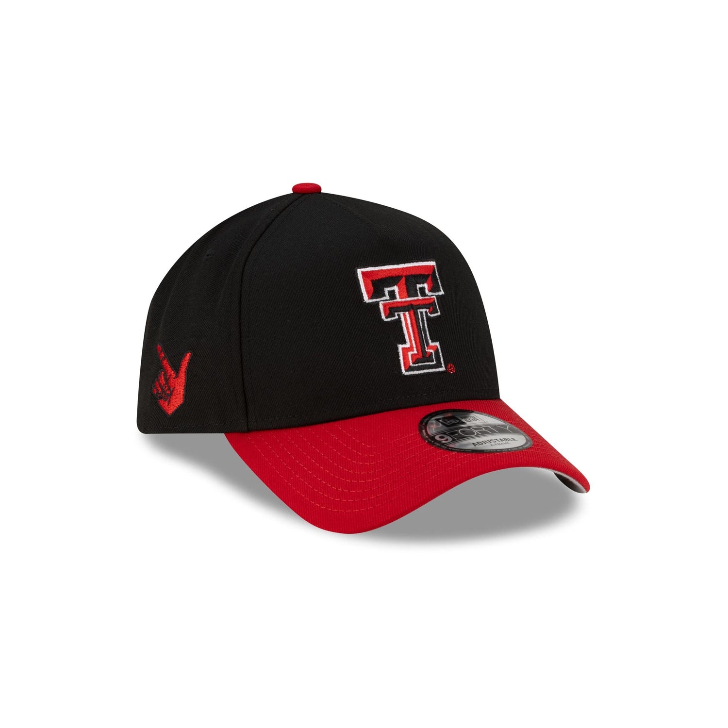 Texas Tech Red Raiders Hand Signs Sidepatch 9FORTY A-Frame Snapback Hat