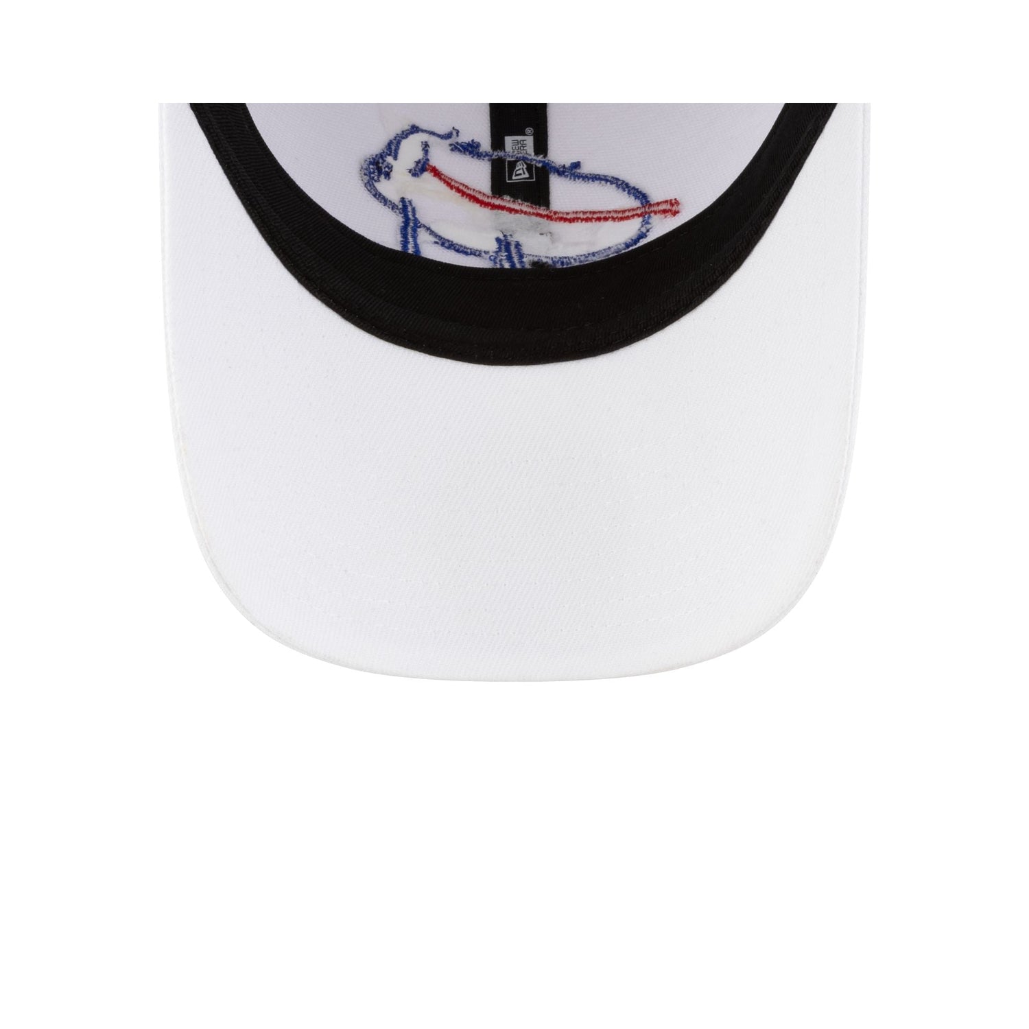 Buffalo Bills Billustration White 9FORTY Adjustable Hat