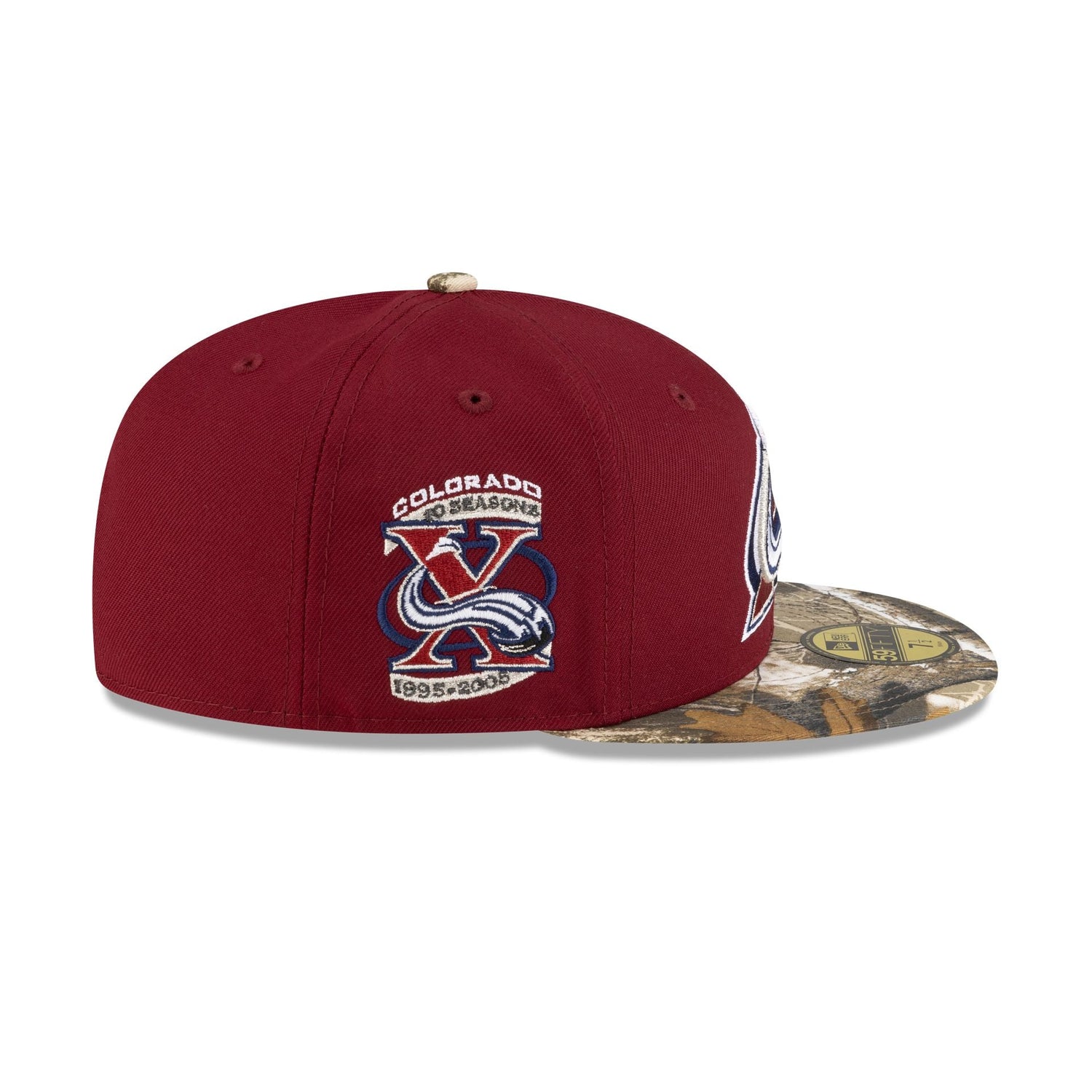 Colorado Avalanche Realtree Visor 59FIFTY Fitted Hat