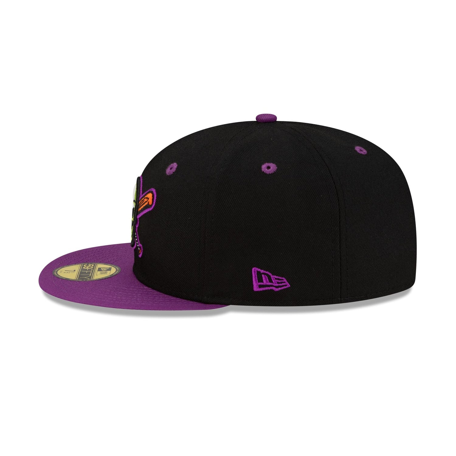 Bradenton Marauders Halloween Purple 59FIFTY Fitted Hat