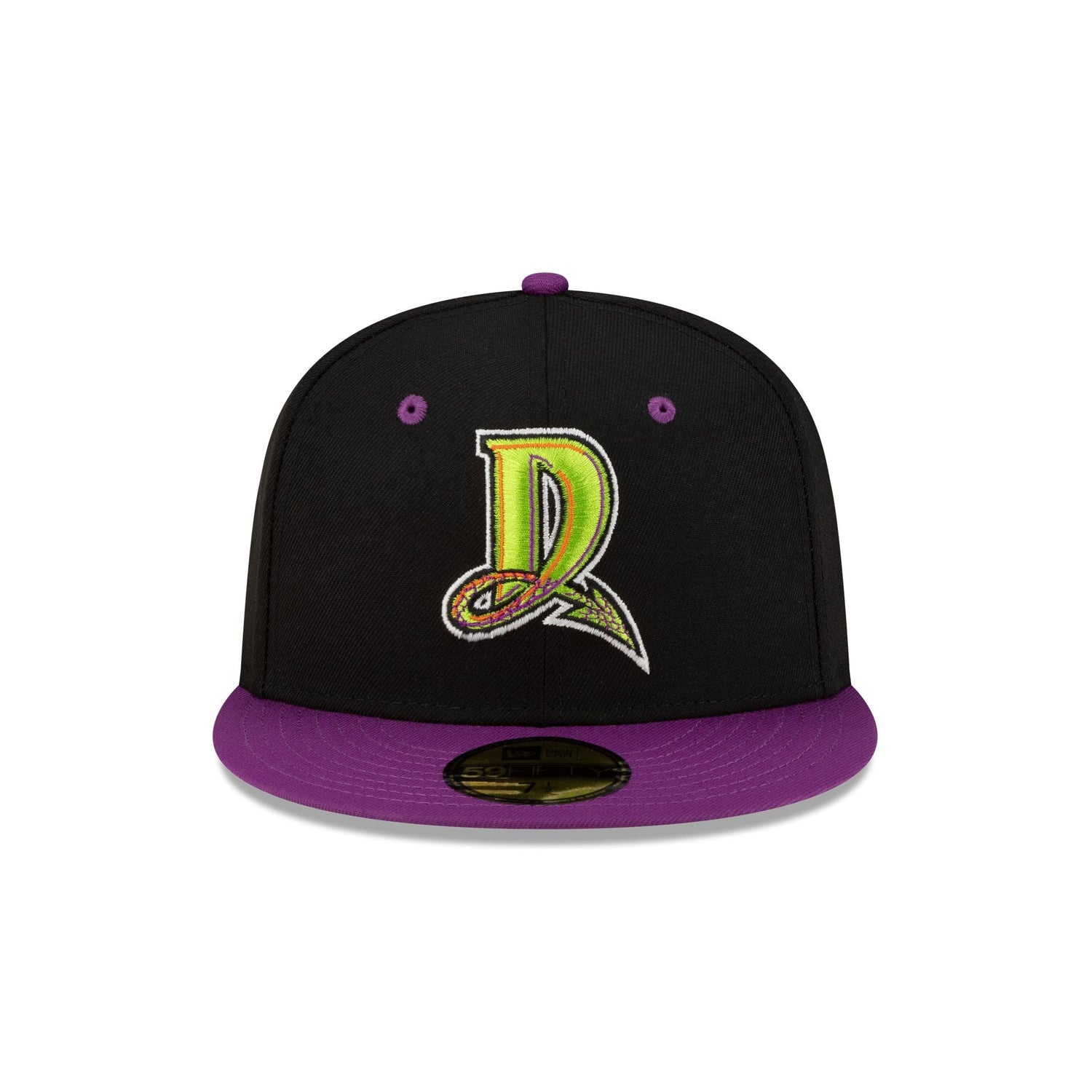 Dayton Dragons Halloween Purple 59FIFTY Fitted Hat