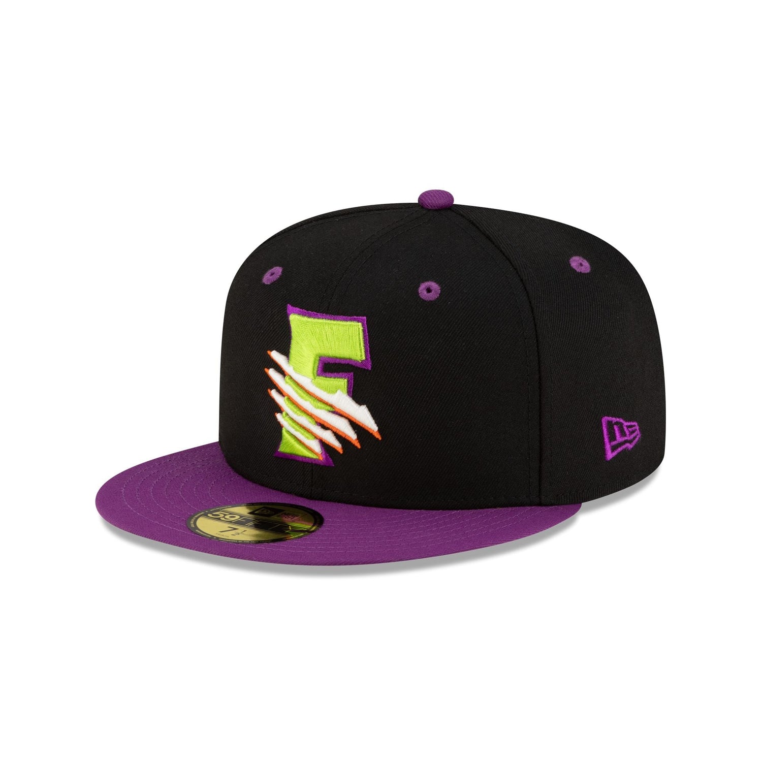 Fresno Grizzlies Halloween Purple 59FIFTY Fitted Hat