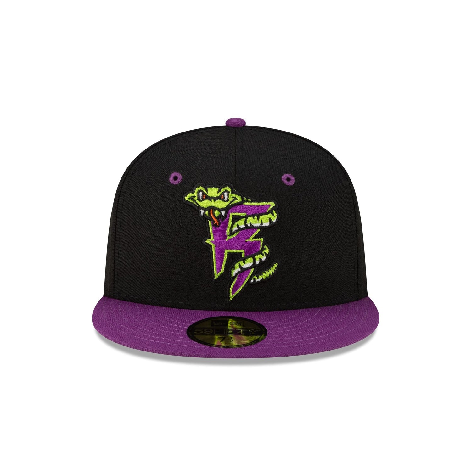 Wisconsin Timber Rattlers Halloween Purple 59FIFTY Fitted Hat