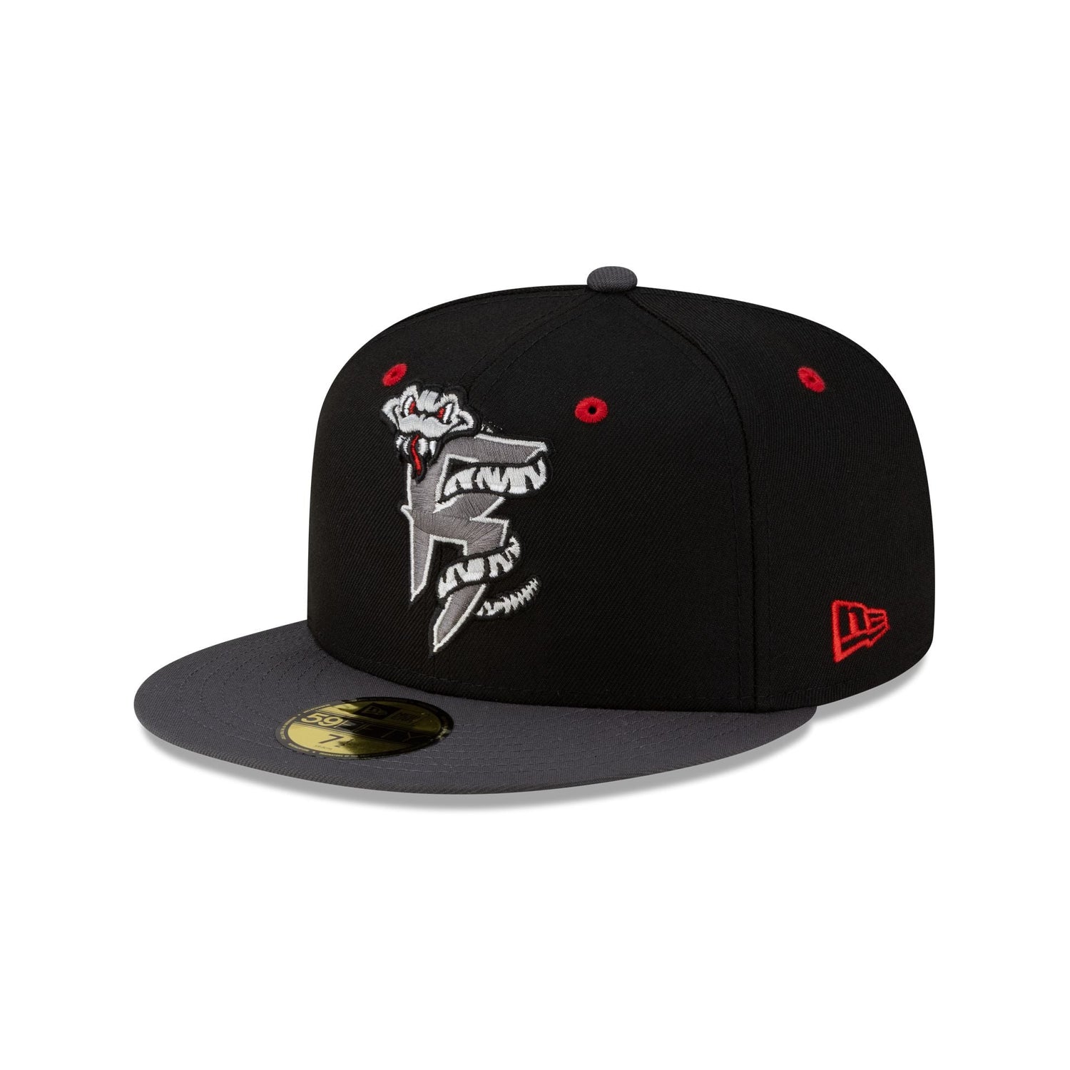 Wisconsin Timber Rattlers Halloween Red 59FIFTY Fitted Hat