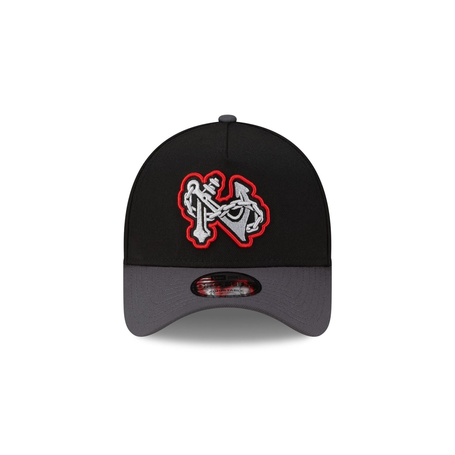 Norfolk Tides Halloween Red 9FORTY A-Frame Snapback Hat