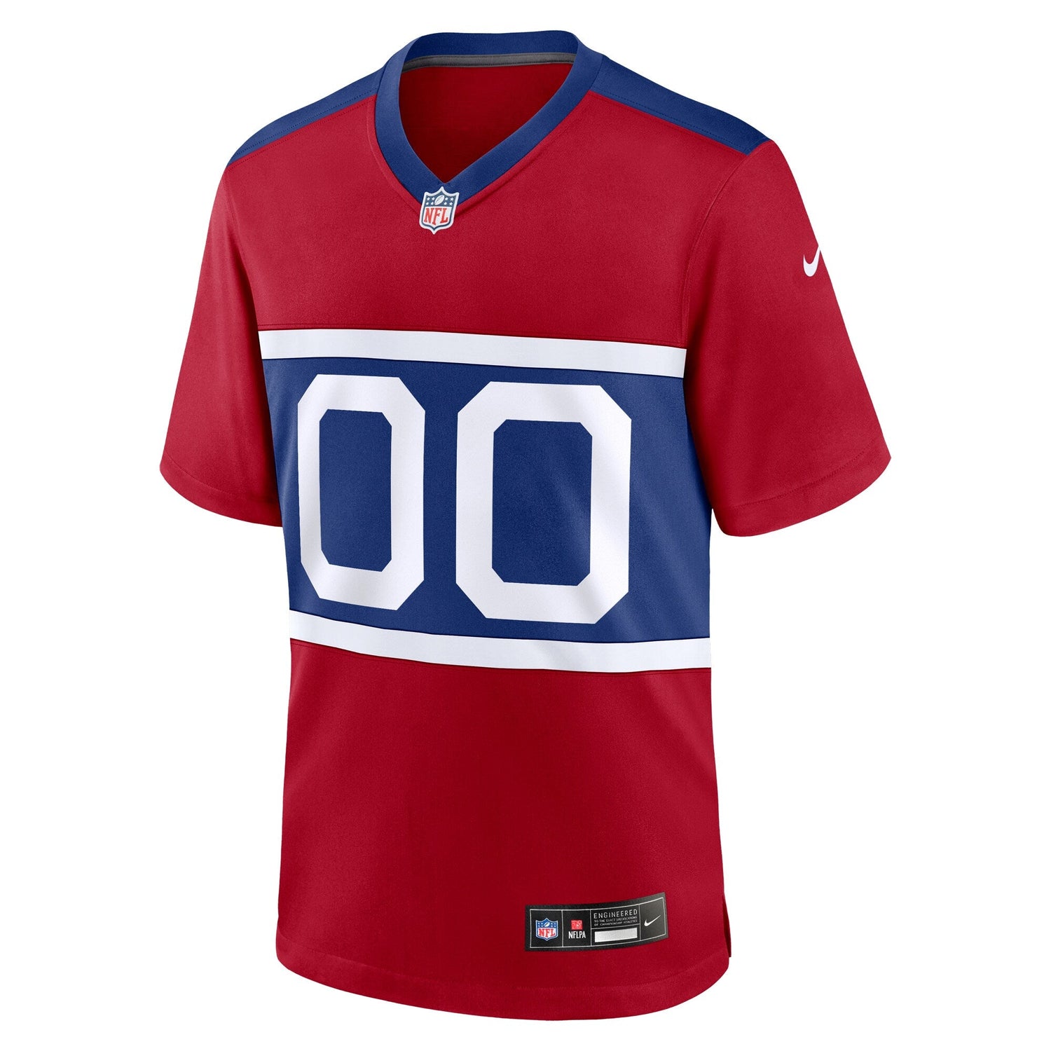New York Giants Nike Alternate Game Custom Jersey - Century Red