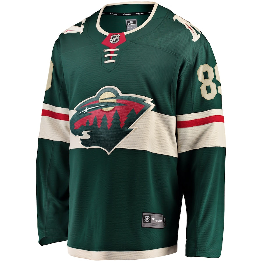 Frederick Gaudreau Minnesota Wild Home Breakaway Jersey - Green