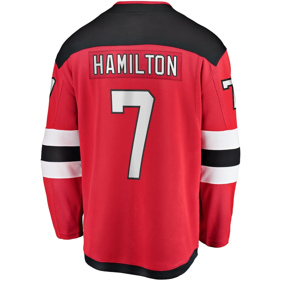 Dougie Hamilton New Jersey Devils Breakaway Jersey - Red