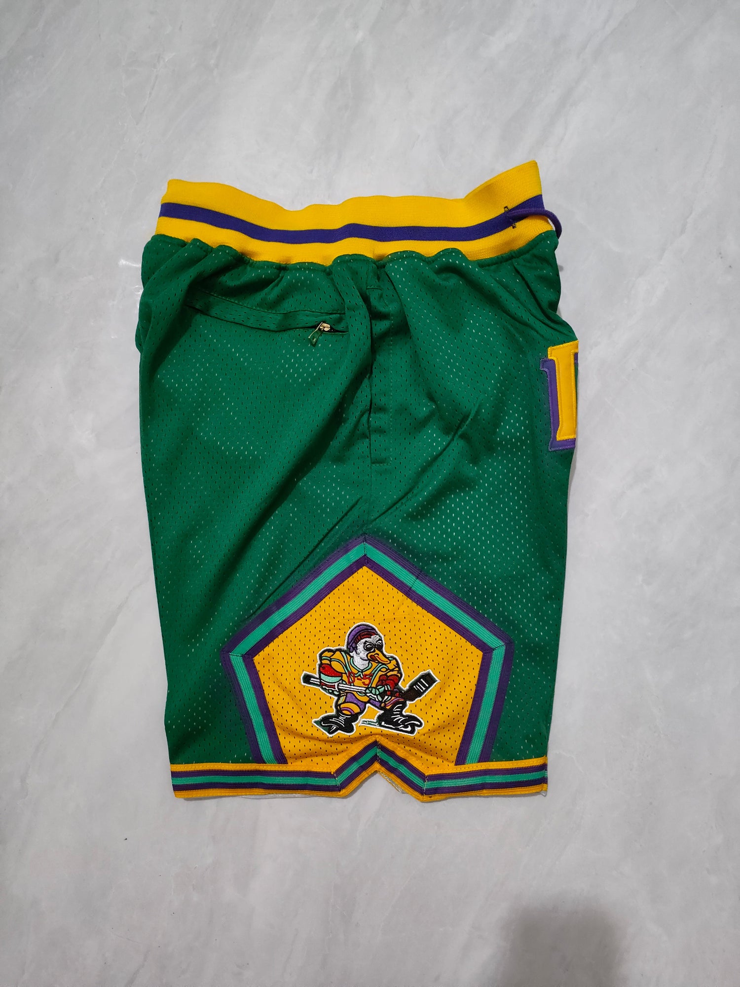 JUST DON Anaheim Ducks Pocket Shorts