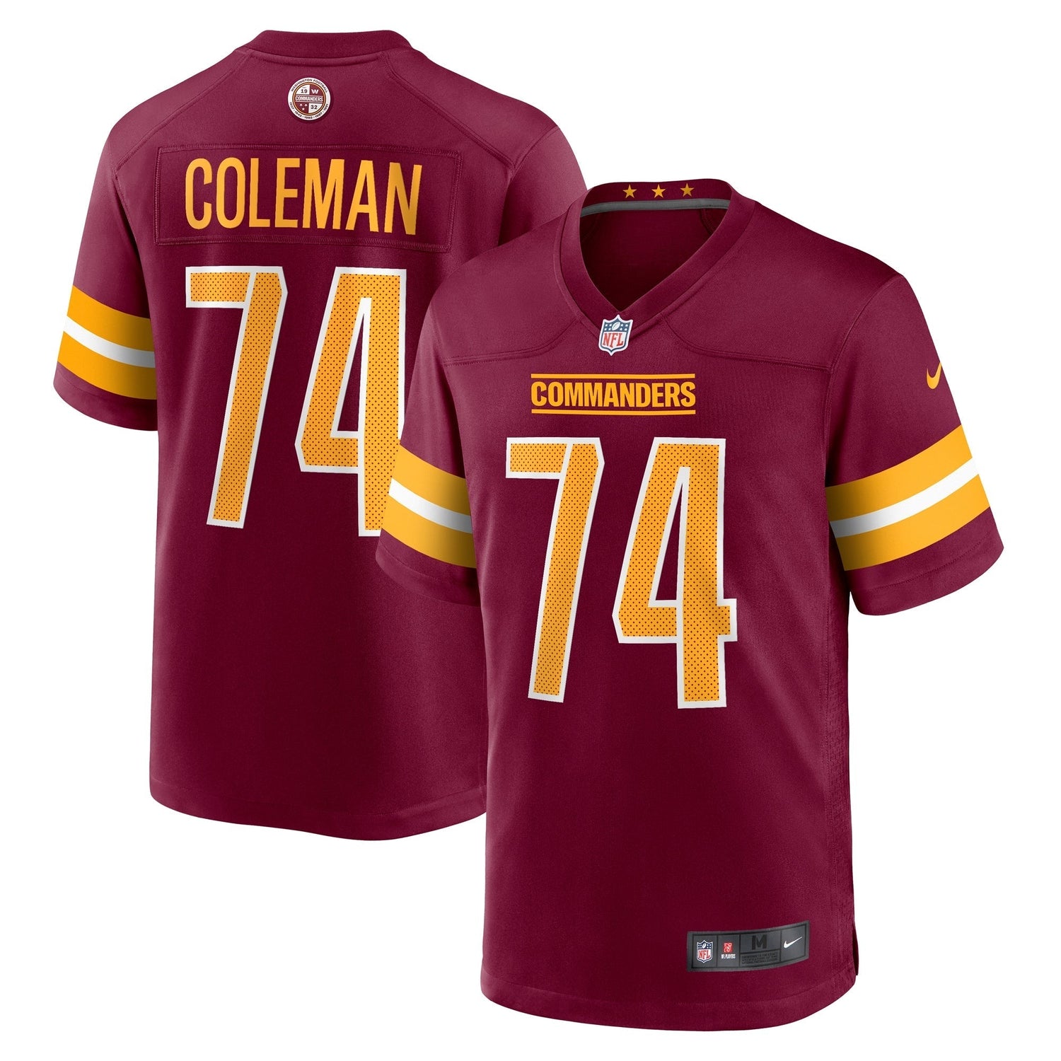 Brandon Coleman Washington Commanders Nike Game Jersey - Burgundy