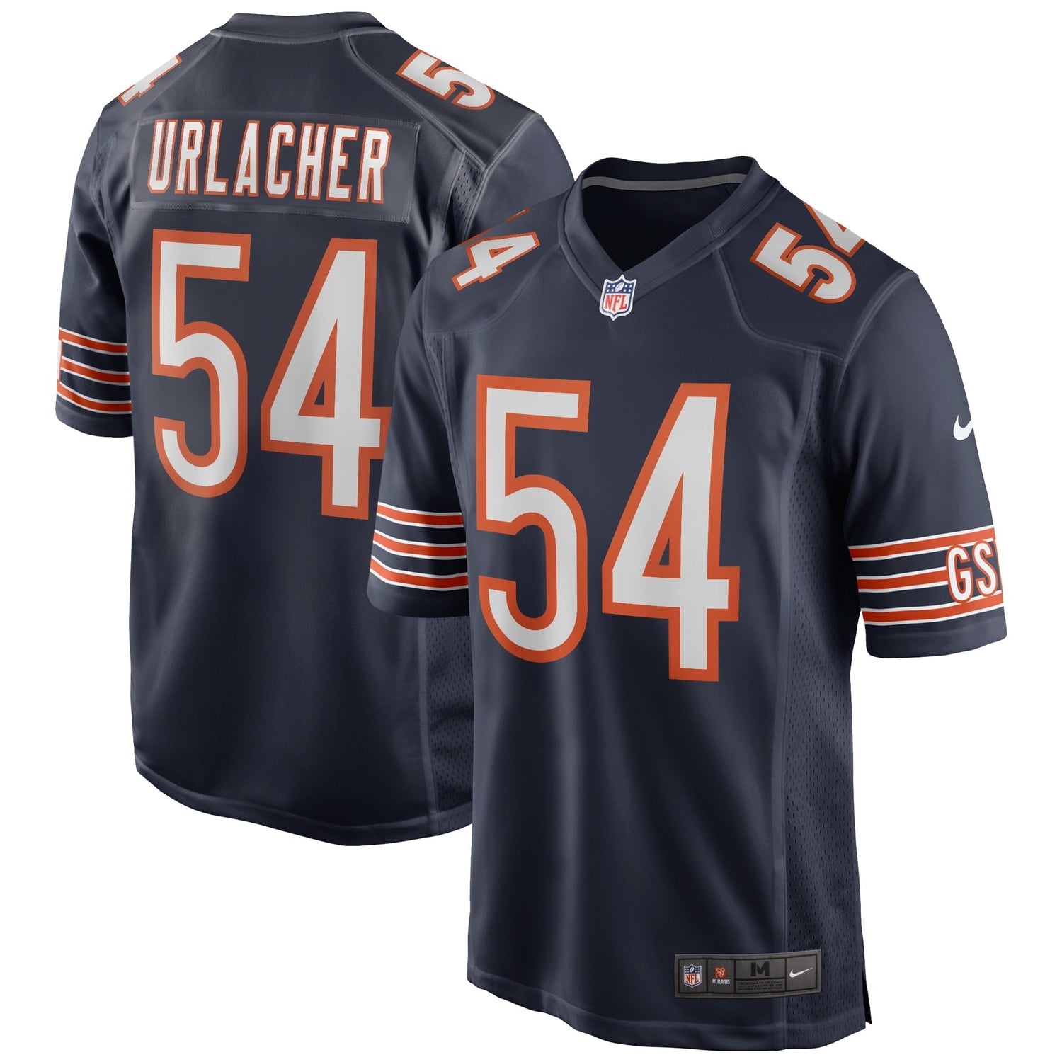 Brian Urlacher Chicago Bears Nike Game Retired Jersey - Navy