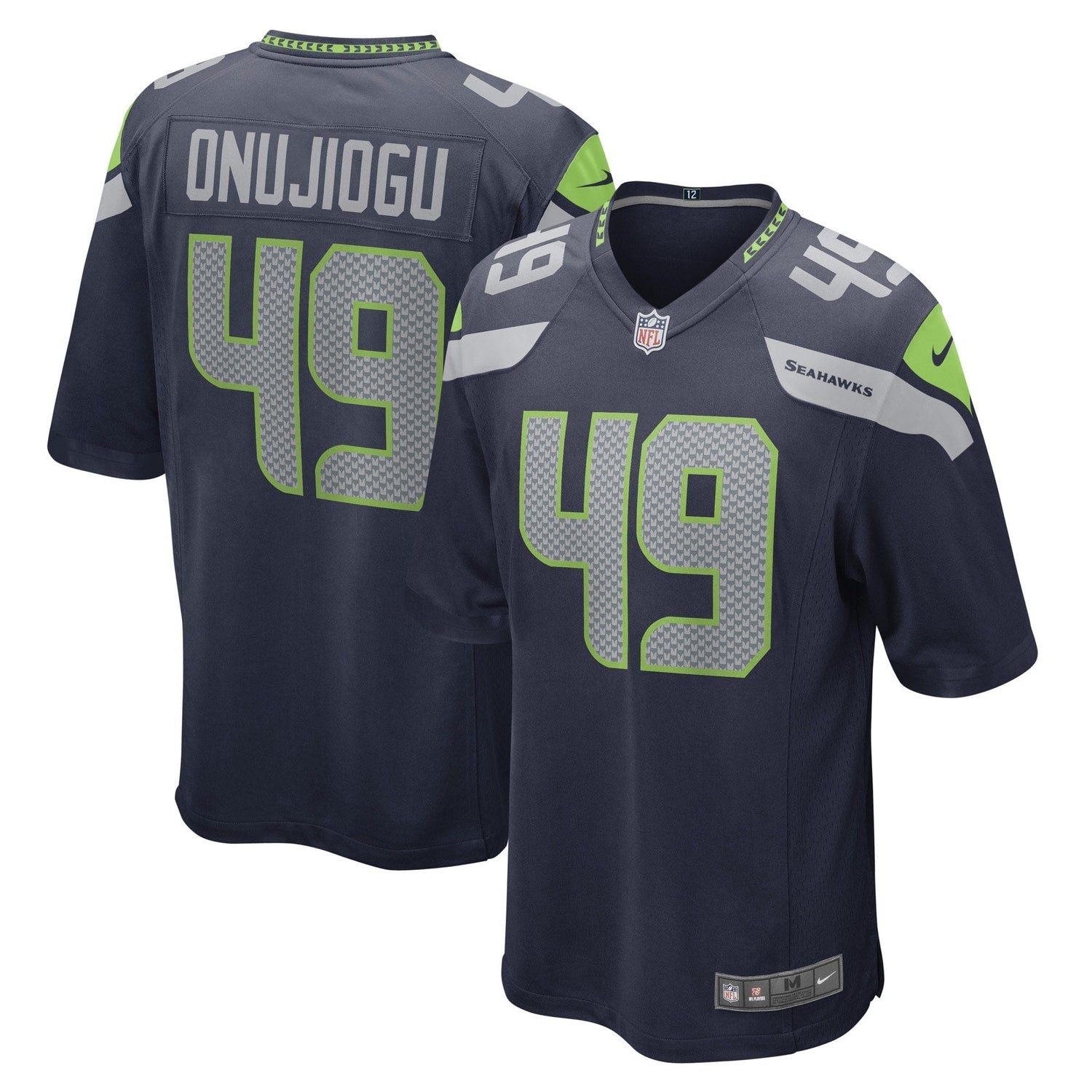 Joshua Onujiogu Seattle Seahawks Nike Game Jersey - College Navy