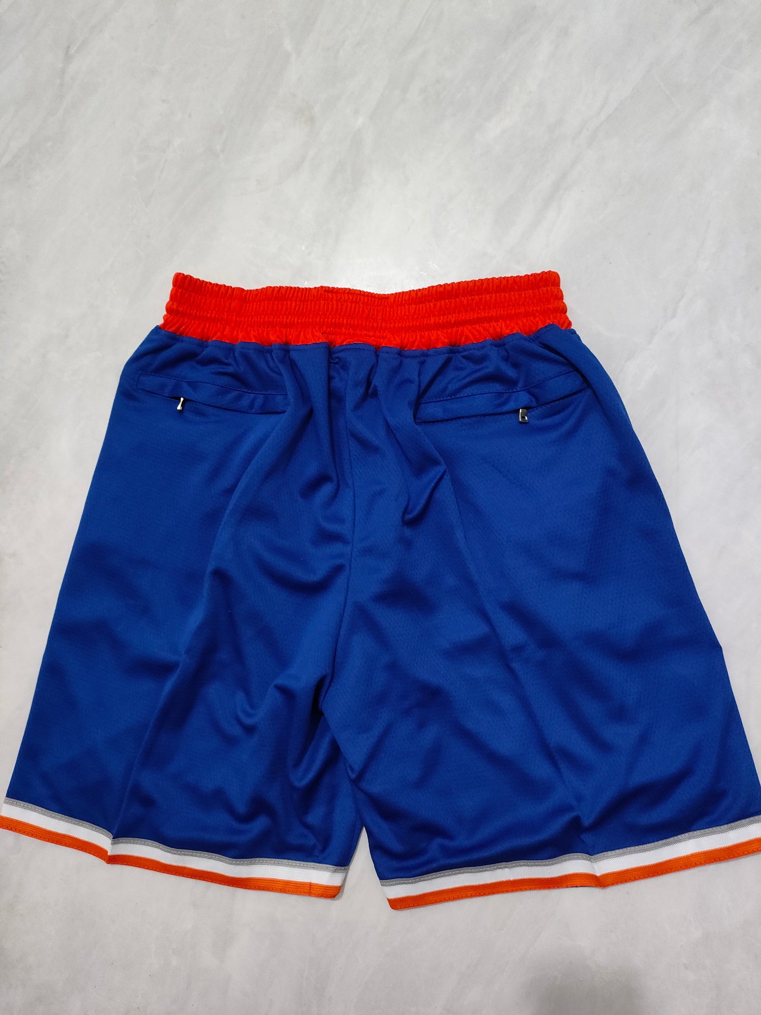 JUST DON New York Knicks Blue Pocket Shorts