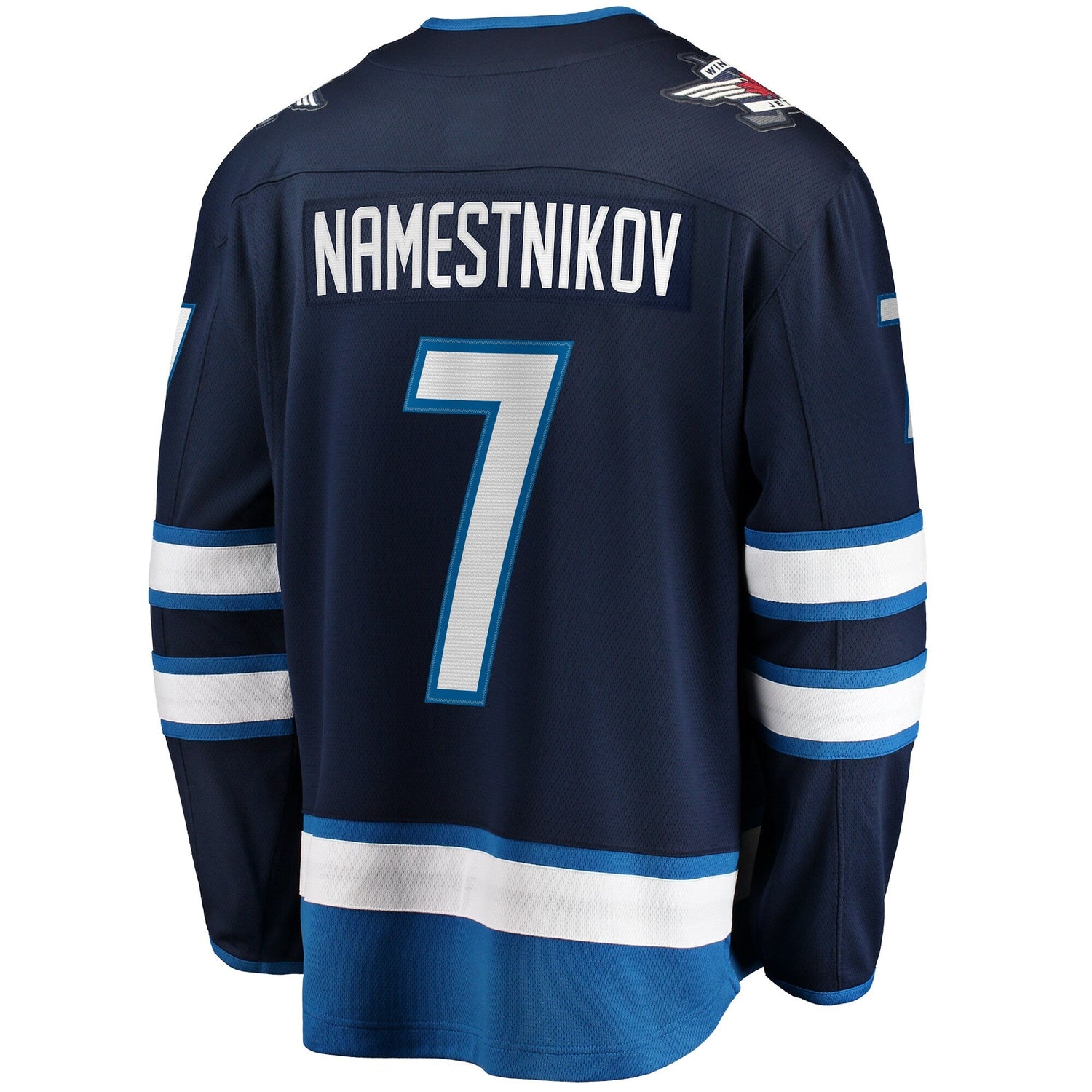 Men's Winnipeg Jets Vladislav Namestnikov Fanatics Navy Home Premier Breakaway Jersey