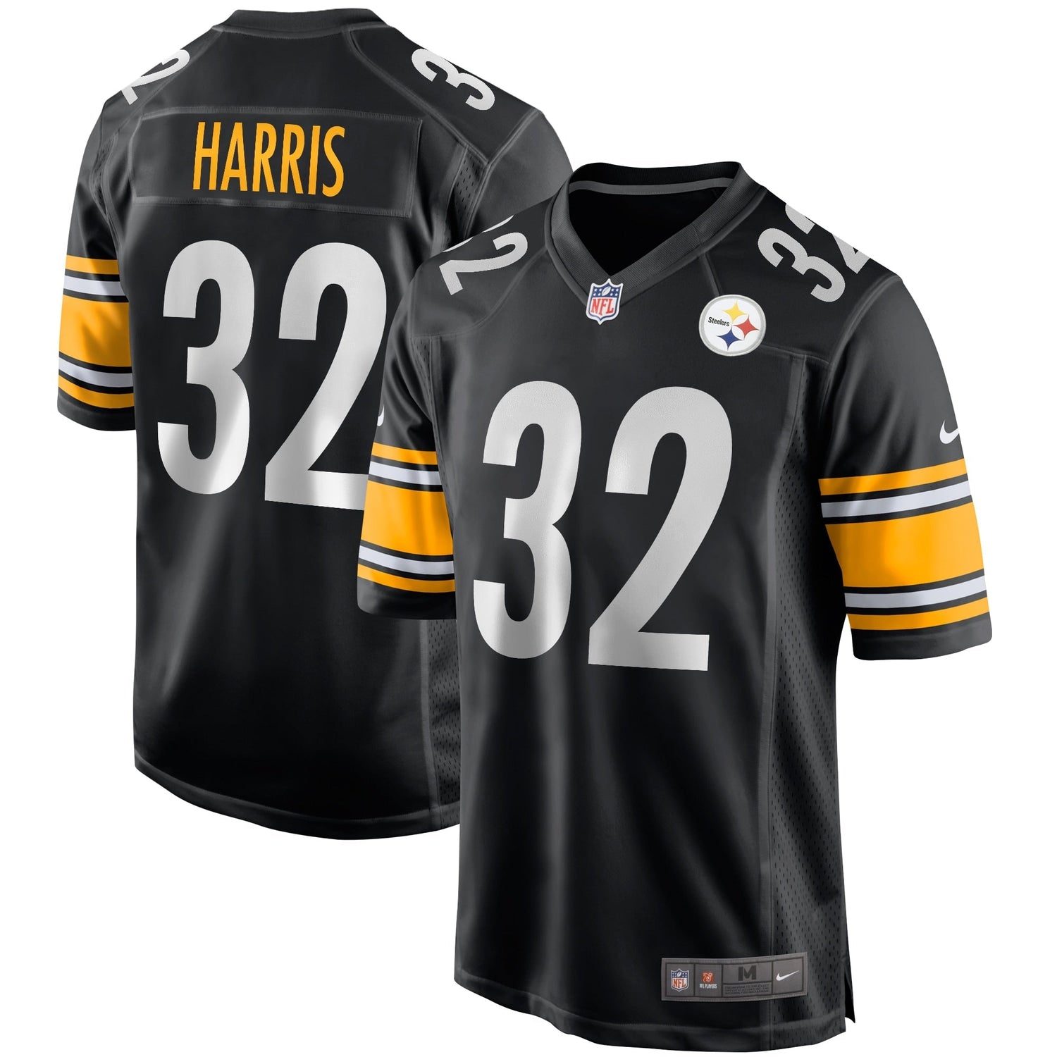 Franco Harris Pittsburgh Steelers Nike Game Retired Jersey - Black