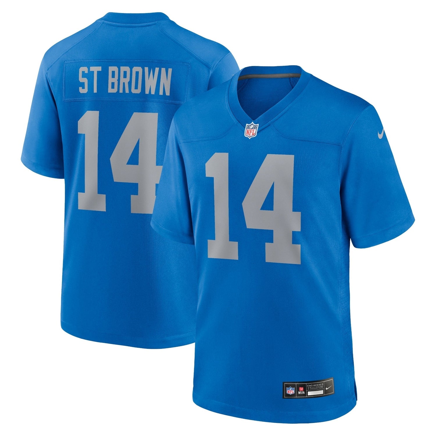 Amon-Ra St. Brown Detroit Lions Nike Alternate Game Jersey - Blue