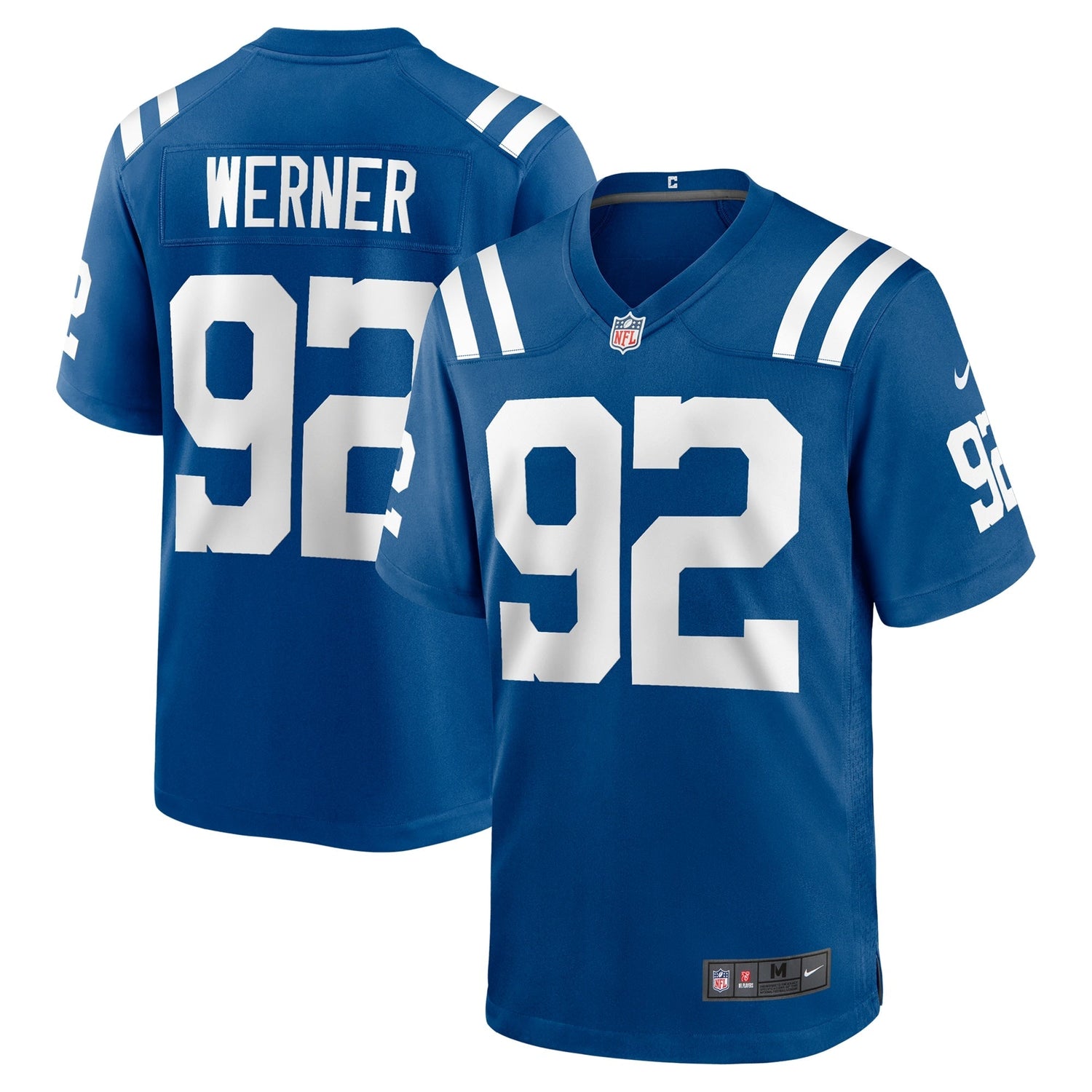 Bjoern Werner Indianapolis Colts Nike Retired Game Jersey - Royal
