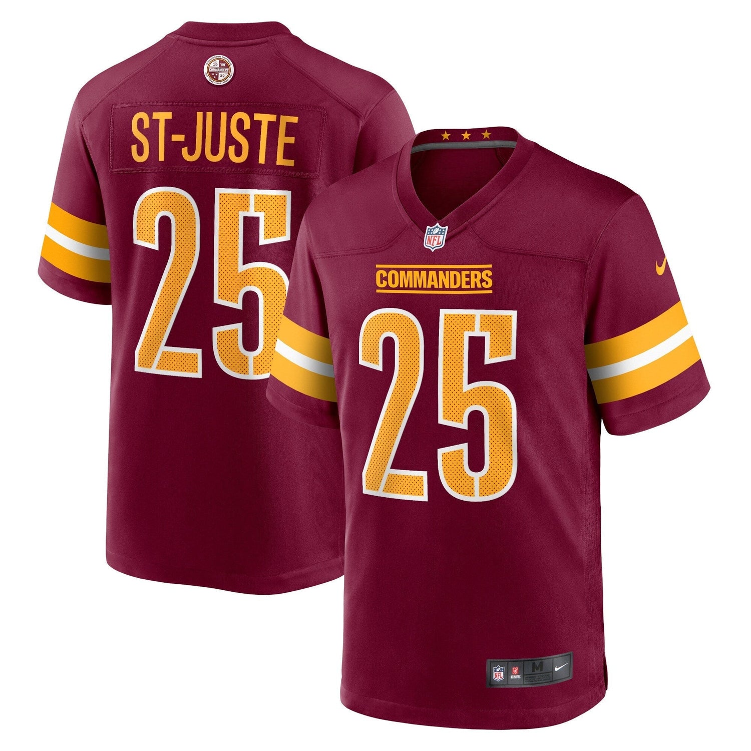 Benjamin St-Juste Washington Commanders Nike Game Jersey - Burgundy