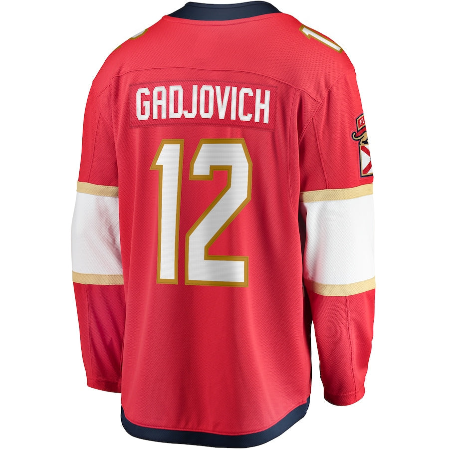 Jonah Gadjovich Florida Panthers Premier Breakaway Jersey - Red