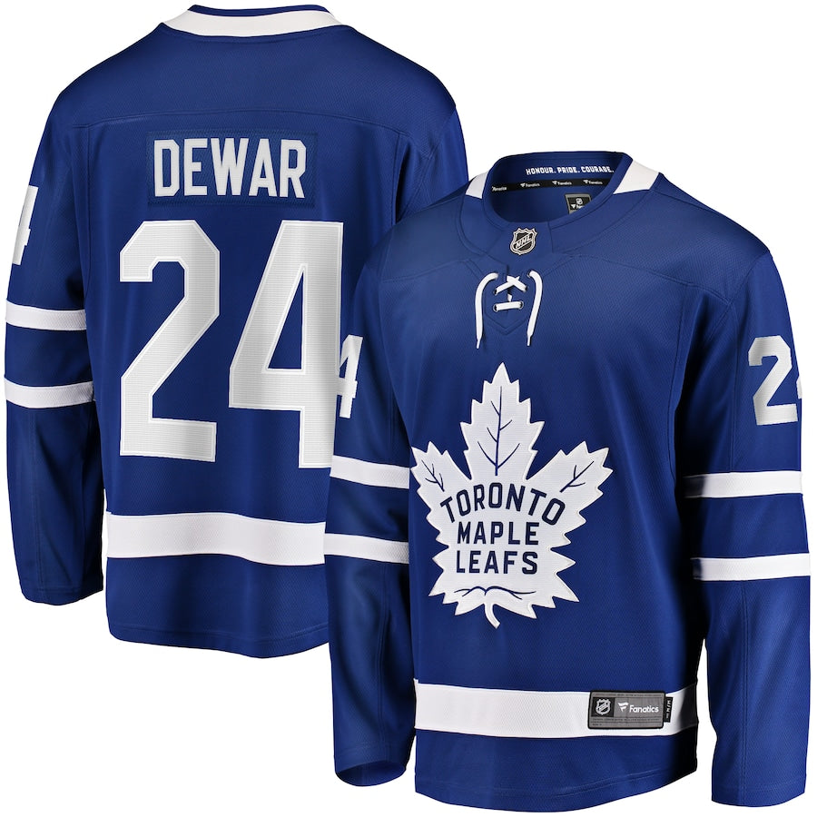 Connor Dewar Toronto Maple Leafs Home Premier Breakaway Jersey - Blue