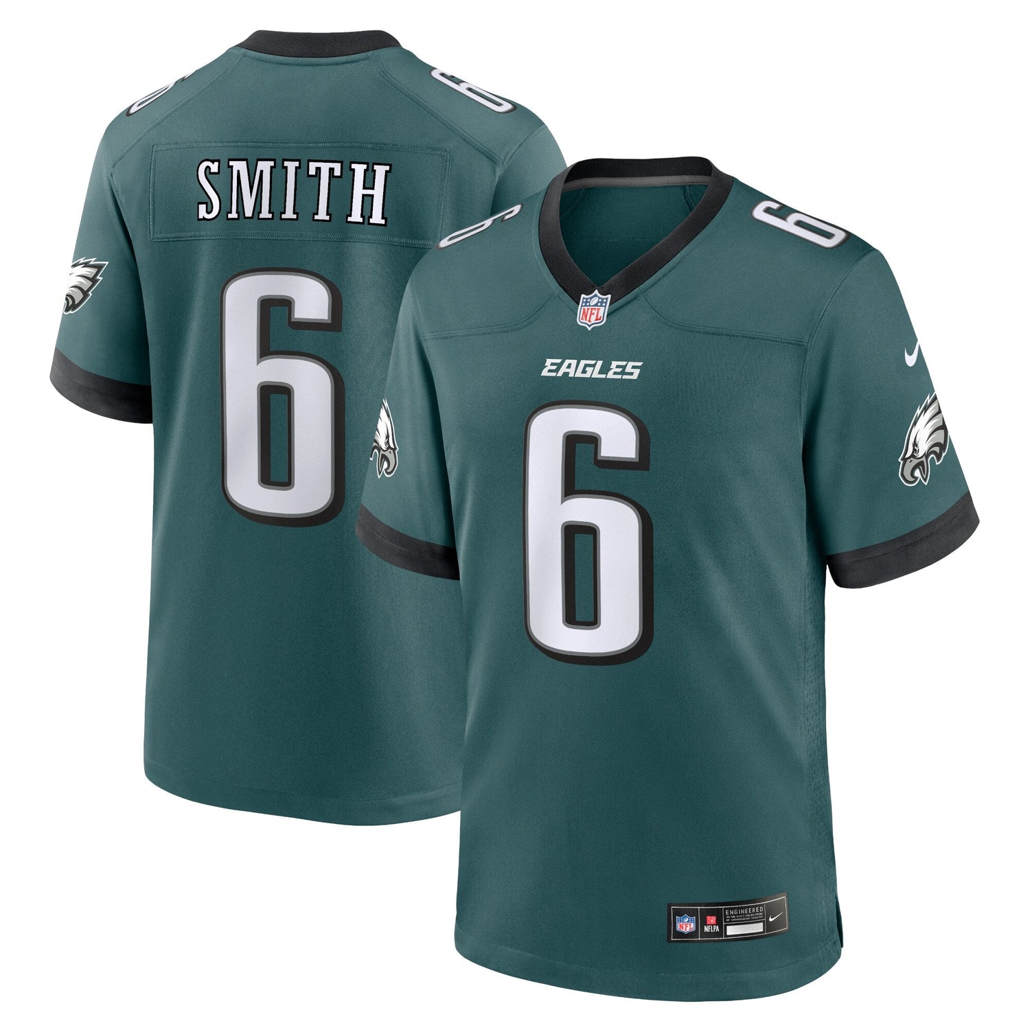 DeVonta Smith Philadelphia Eagles Nike Team Game Jersey - Midnight Green