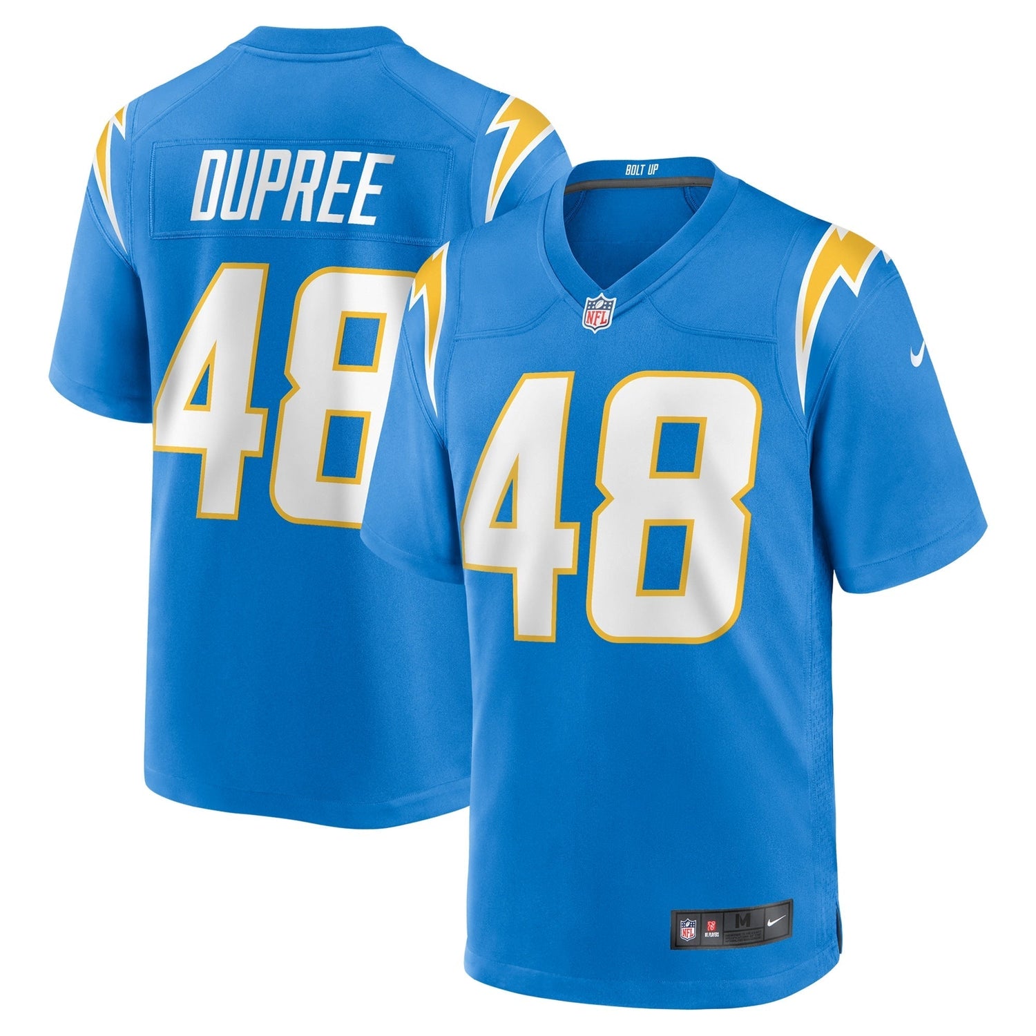 Bud Dupree Los Angeles Chargers Nike Team Game Jersey - Powder Blue