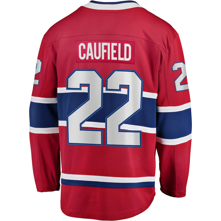Cole Caufield Montreal Canadiens Home Breakaway Jersey - Red