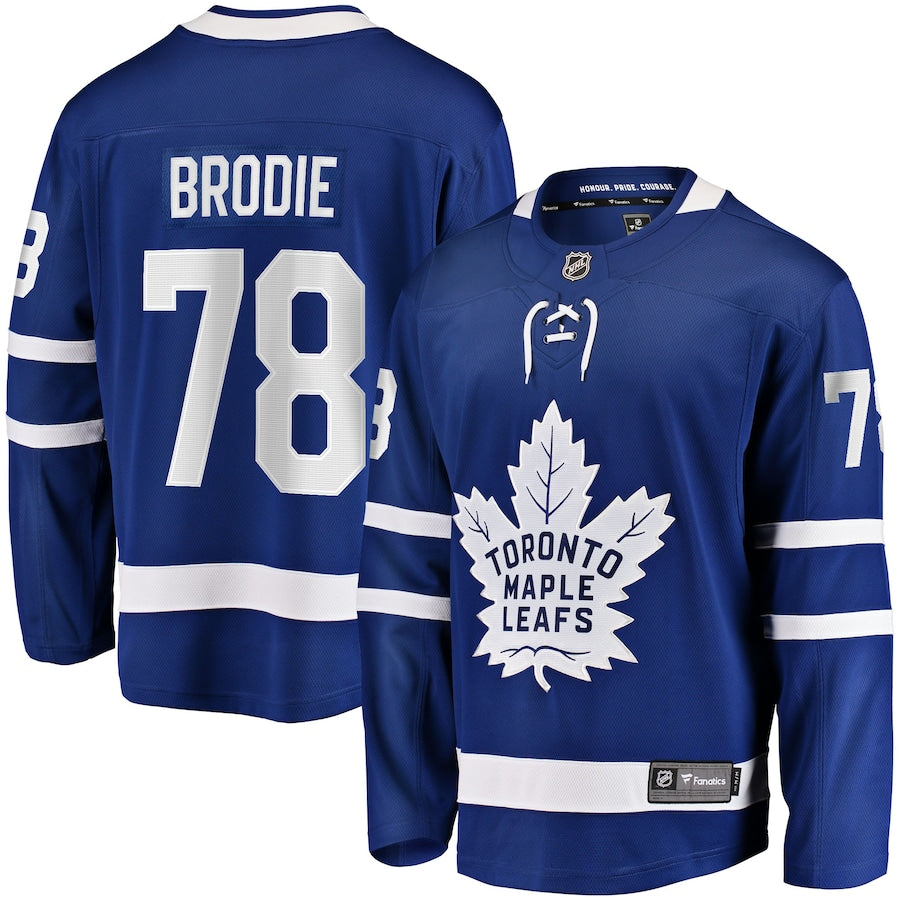 TJ Brodie Toronto Maple Leafs Home Breakaway Jersey - Blue