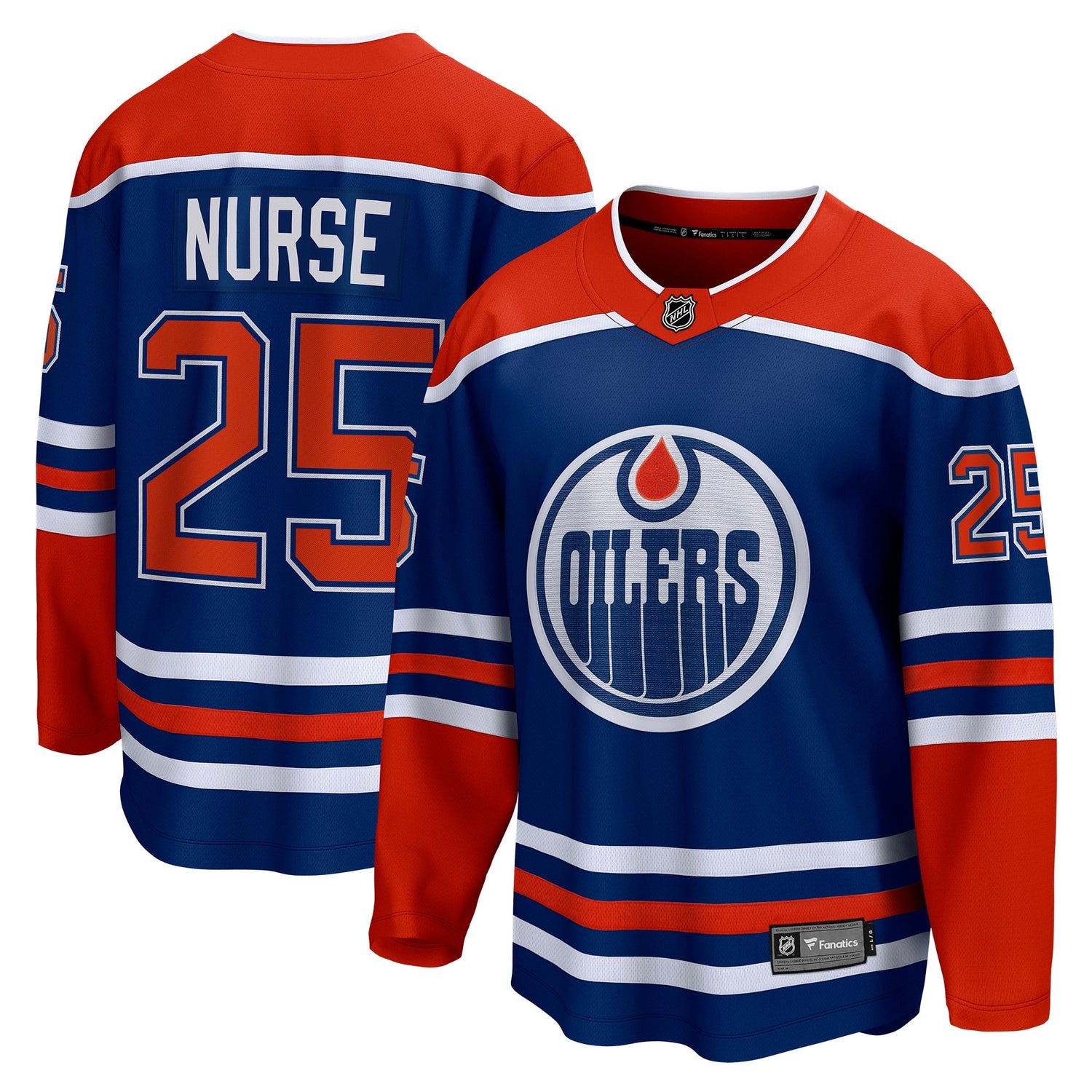 Darnell Nurse Edmonton Oilers Home Breakaway Jersey - Royal