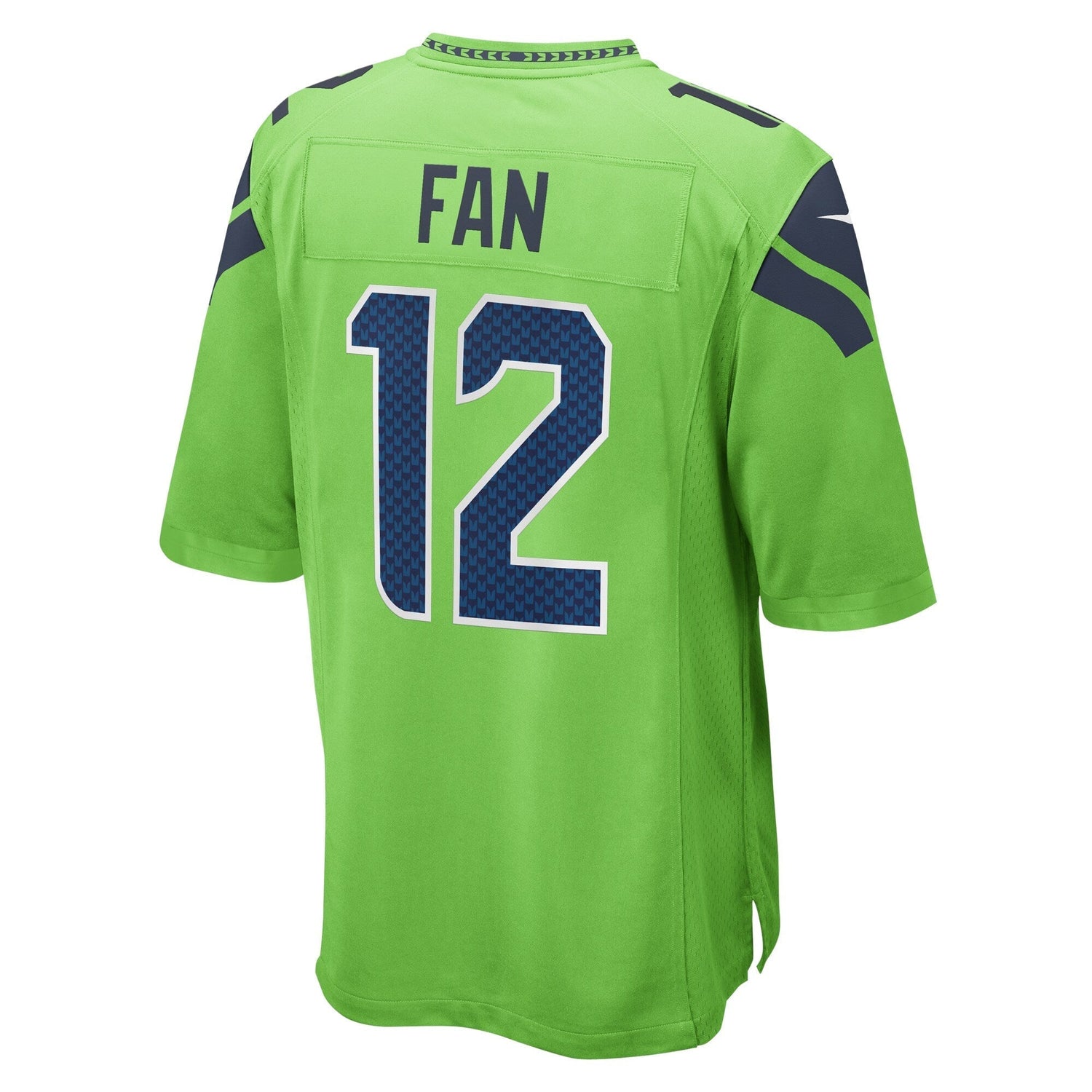 12s Seattle Seahawks Nike Game Jersey - Neon Green