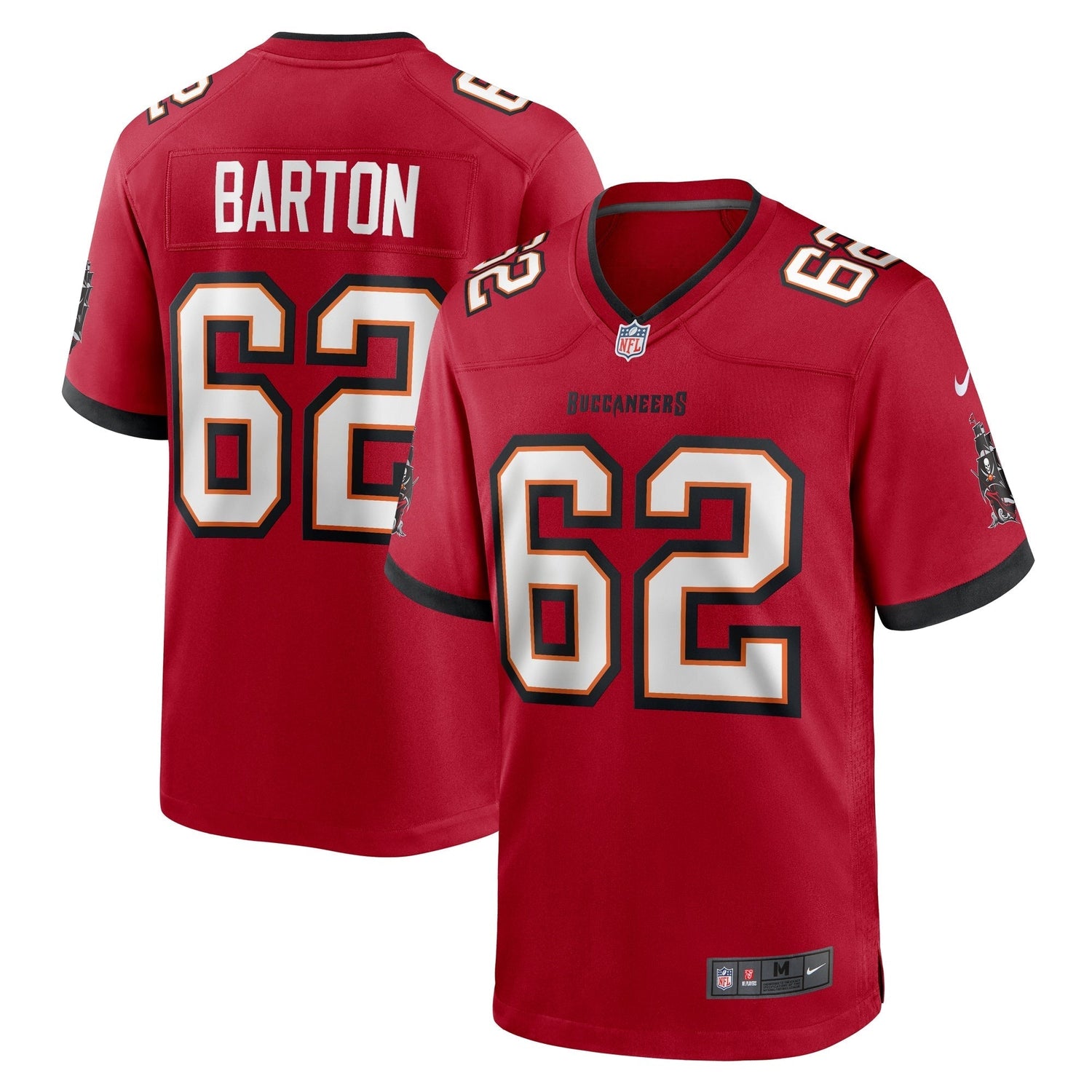 Graham Barton Tampa Bay Buccaneers Nike Game Jersey - Red