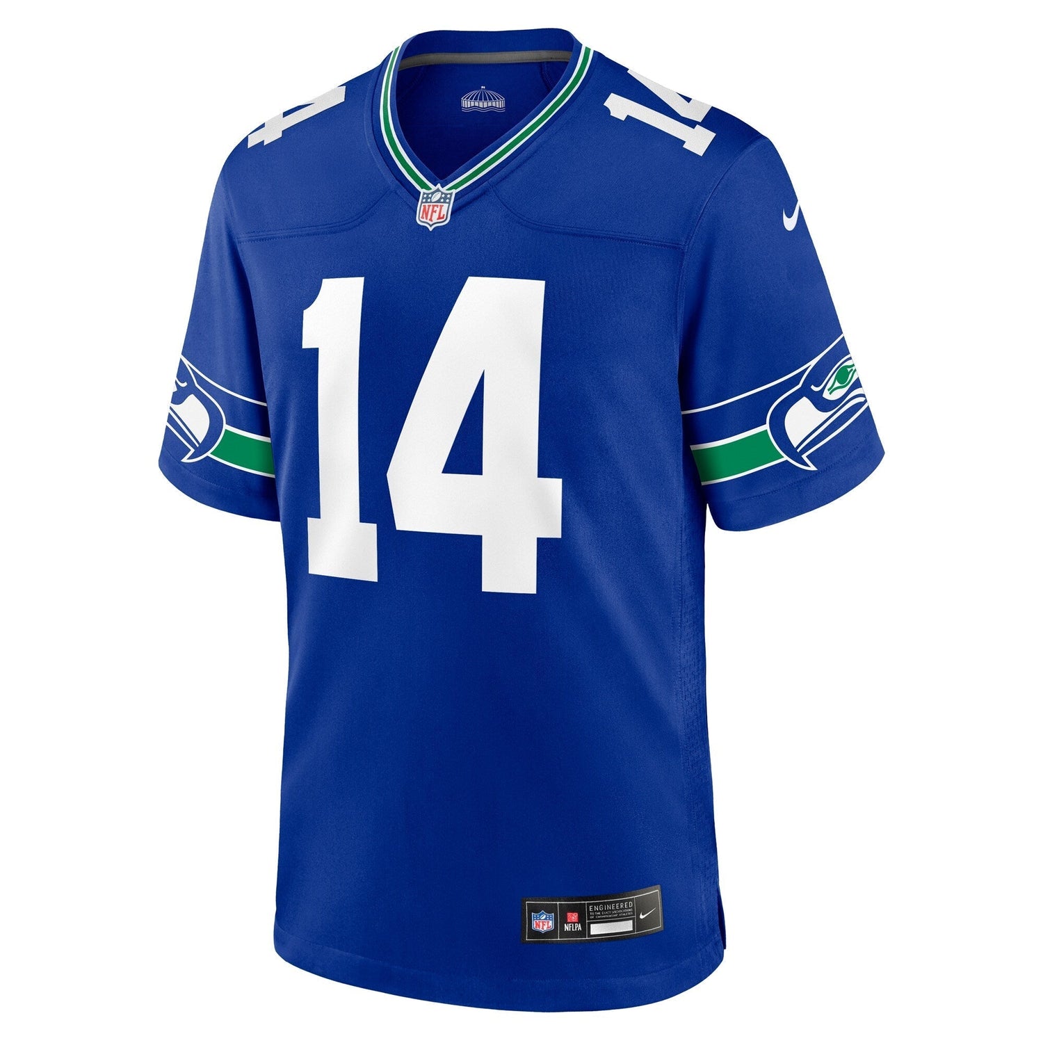 DK Metcalf Seattle Seahawks Nike Throwback Game Jersey - Royal