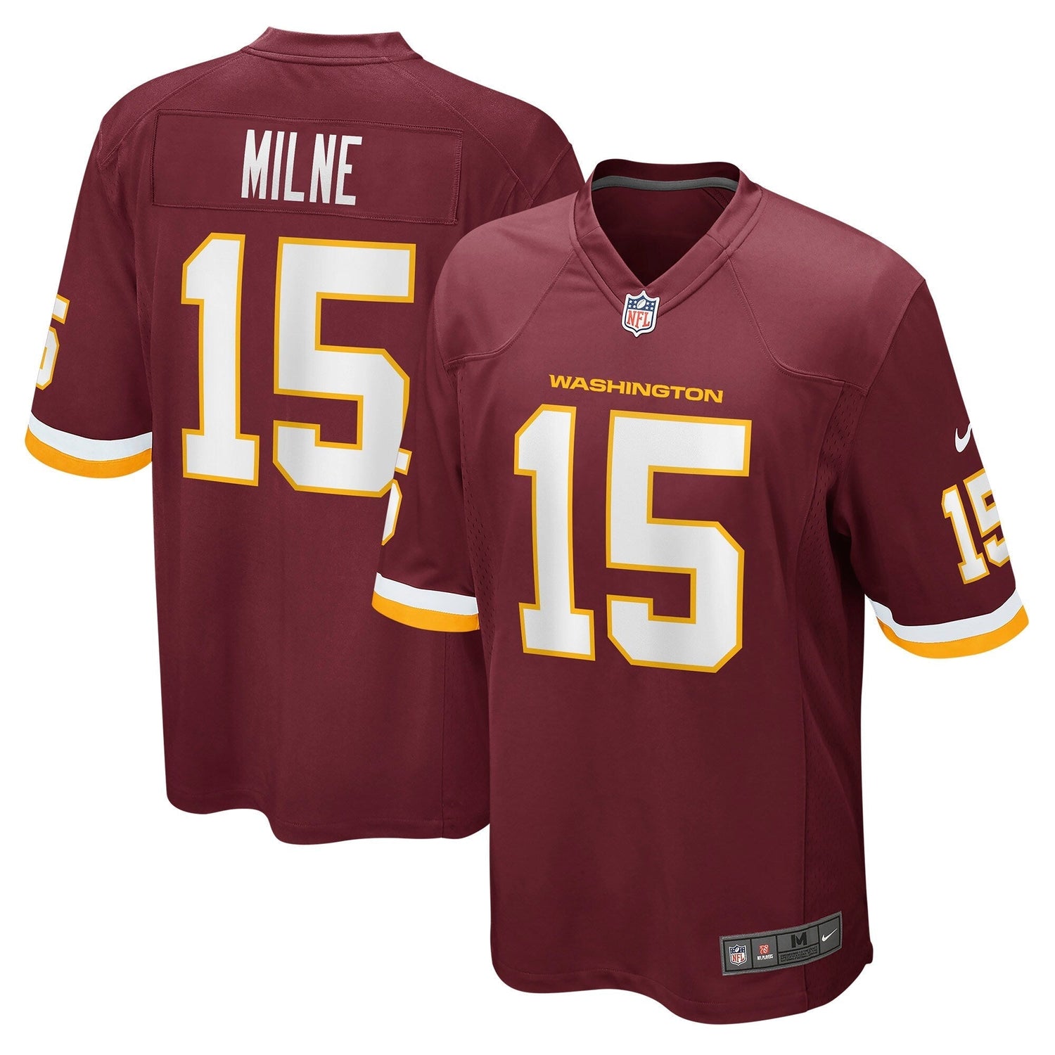 Dax Milne Washington Football Team Nike Game Jersey - Burgundy