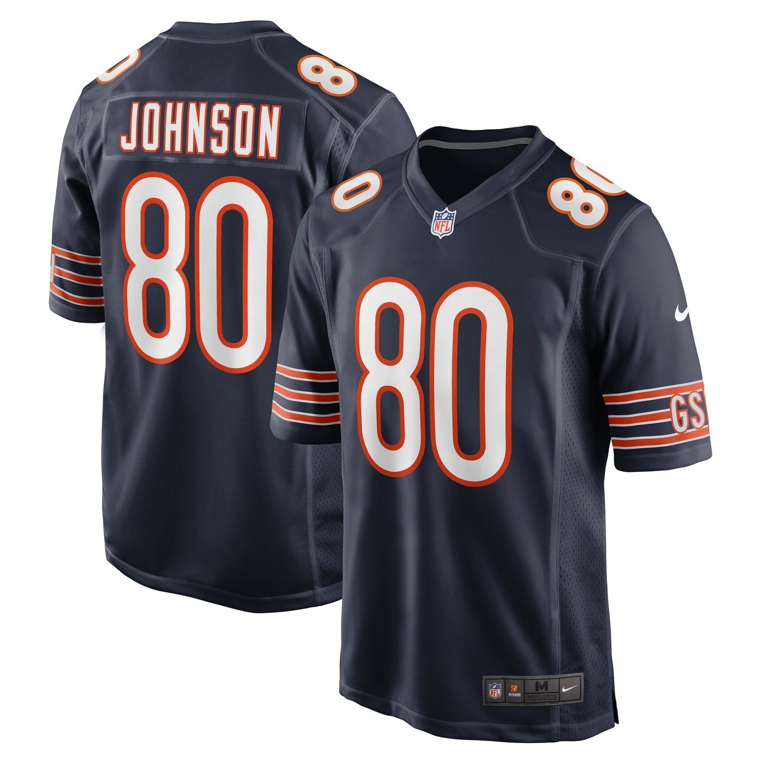 Collin Johnson Chicago Bears Nike Game Jersey - Navy