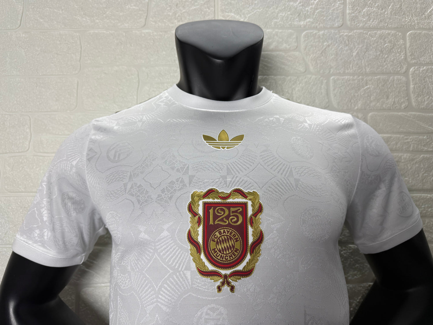 2025-26 Bayern Munich 125th Anniversary Edition White Player Version Jersey