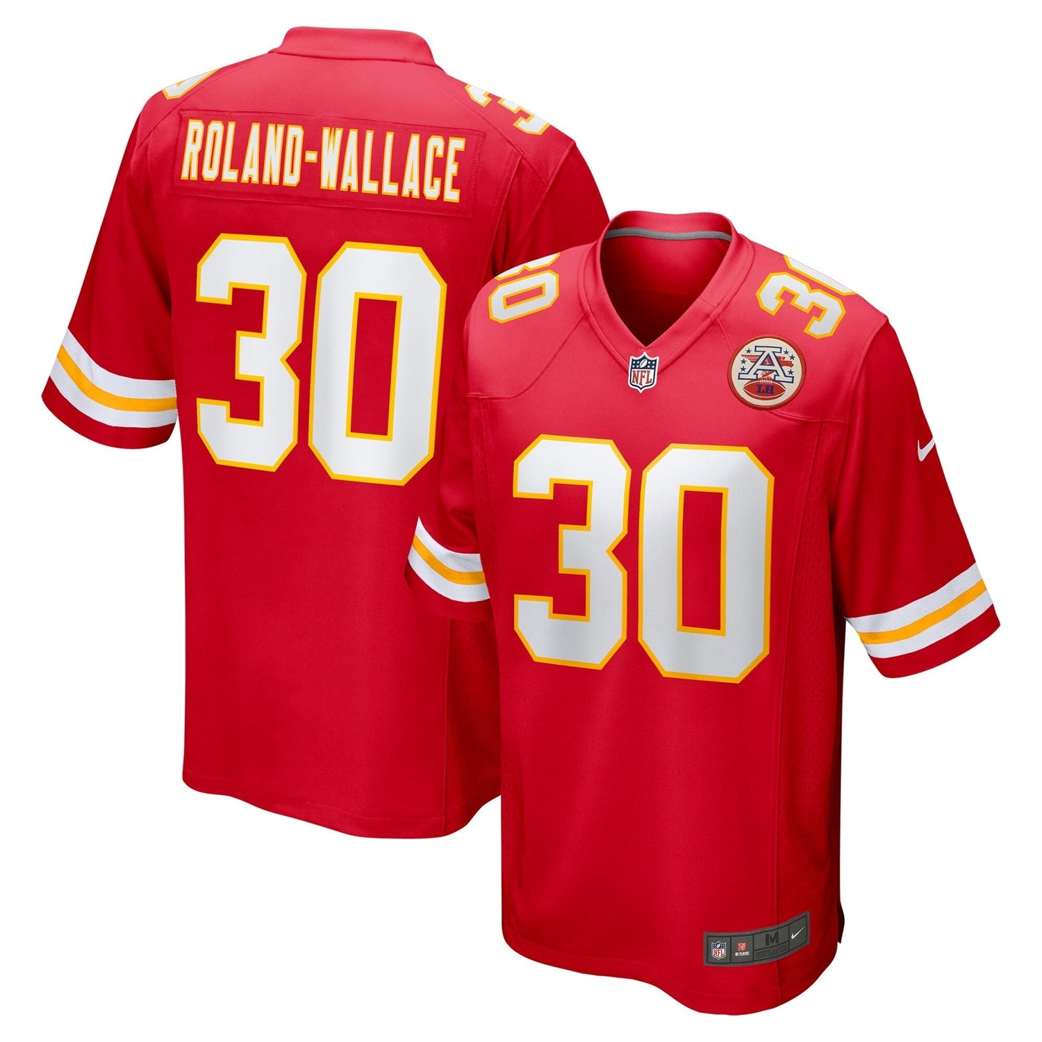 Chris Roland-Wallace Kansas City Chiefs Nike Game Jersey - Red