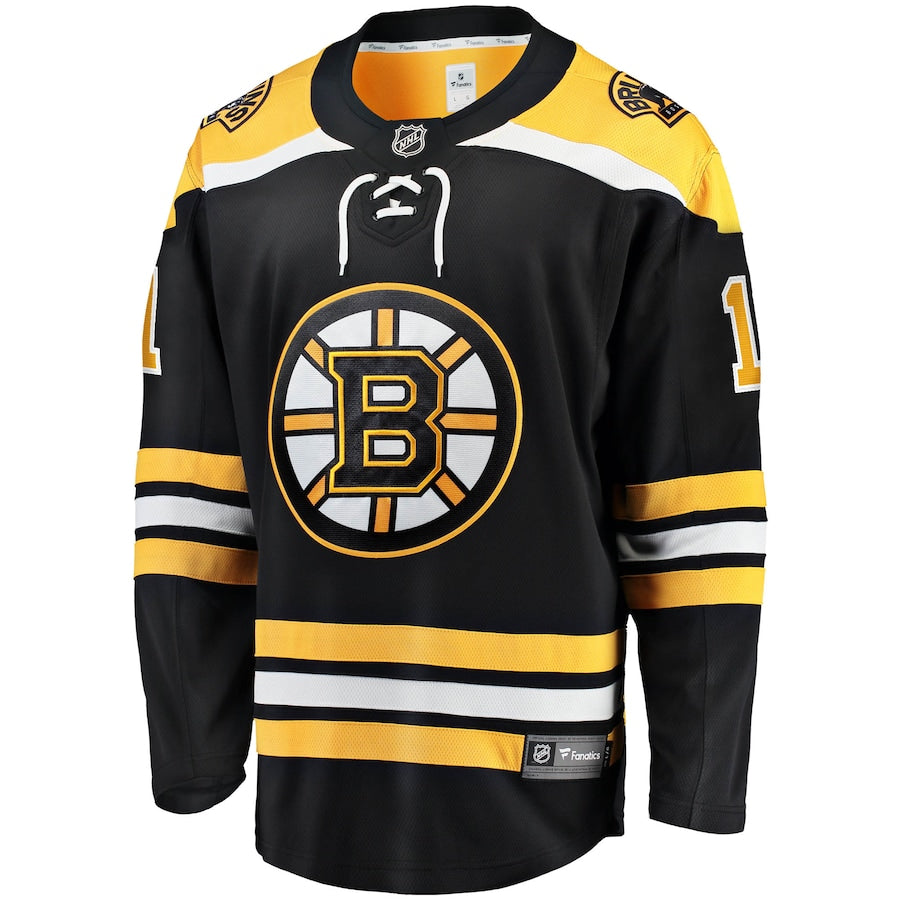 Jeremy Swayman Boston Bruins Home Breakaway Jersey - Black
