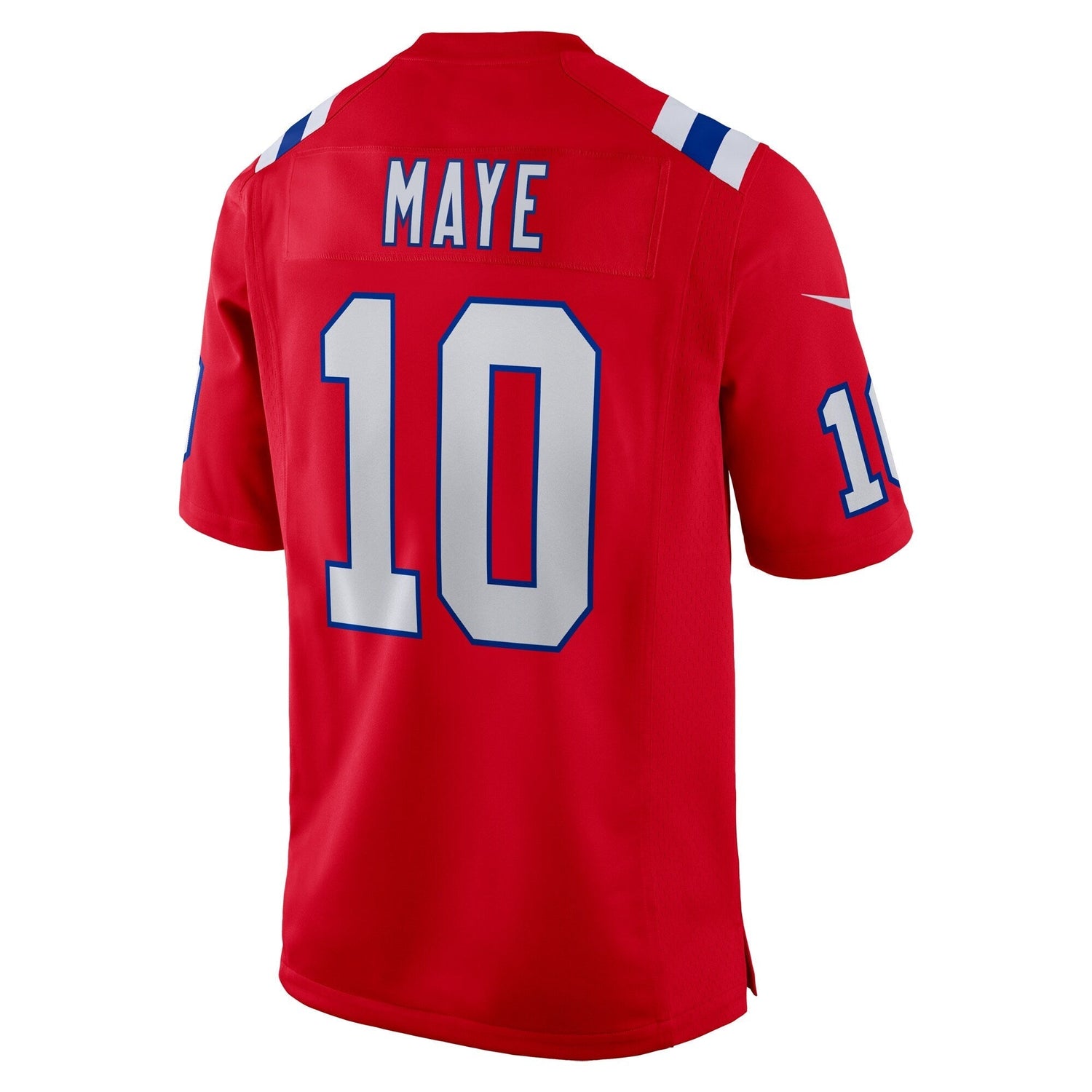 Drake Maye New England Patriots Nike Game Jersey - Red
