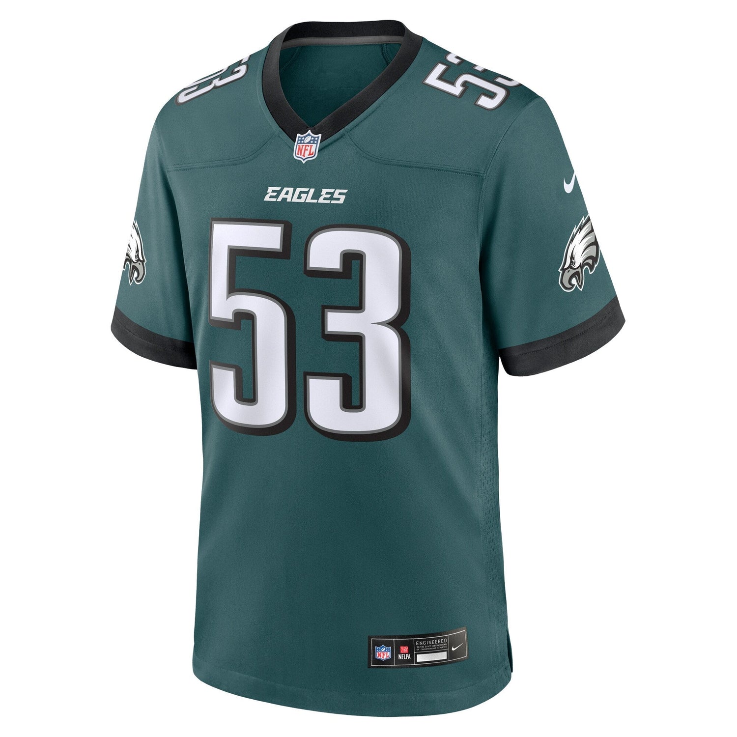 Zach Baun Philadelphia Eagles Nike Game Jersey - Midnight Green