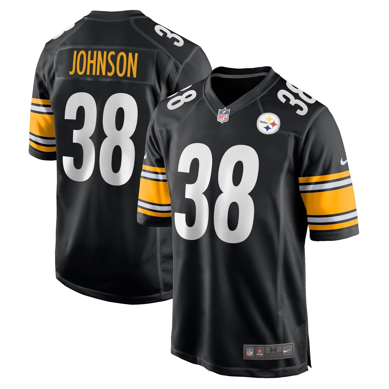 Caleb Johnson Pittsburgh Steelers Nike Game Jersey - Black