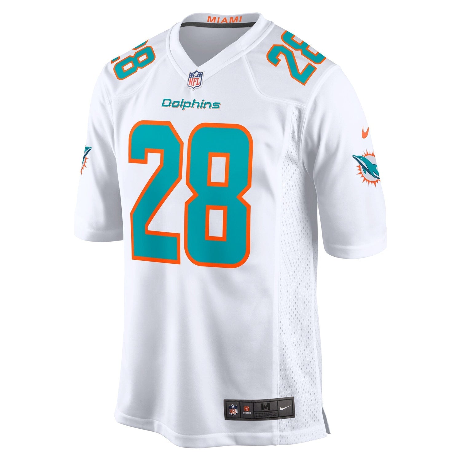 Devon Achane Miami Dolphins Nike Game Jersey - White