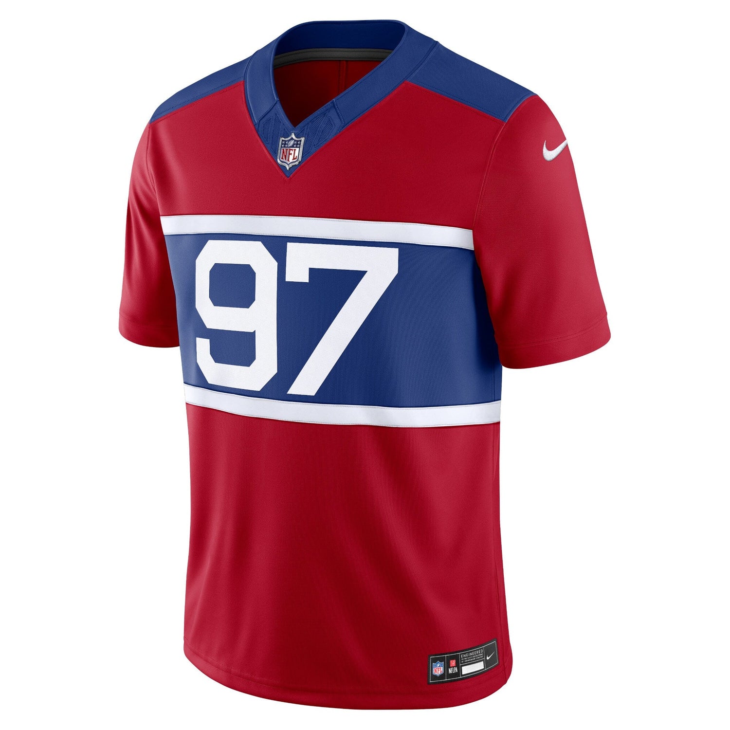 Dexter Lawrence II New York Giants Nike Alternate Vapor F.U.S.E. Limited Jersey - Century Red