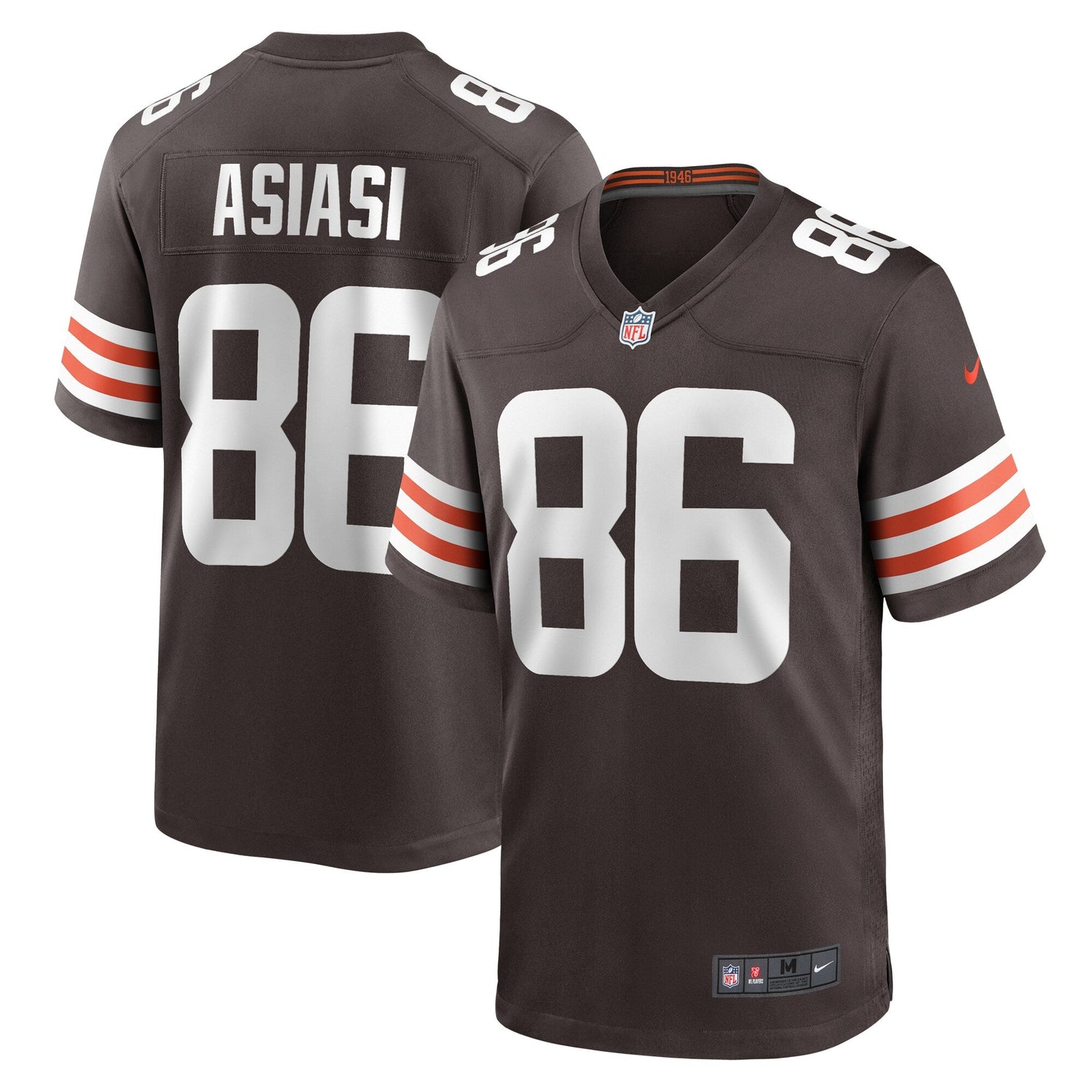 Devin Asiasi Cleveland Browns Nike Game Jersey - Brown