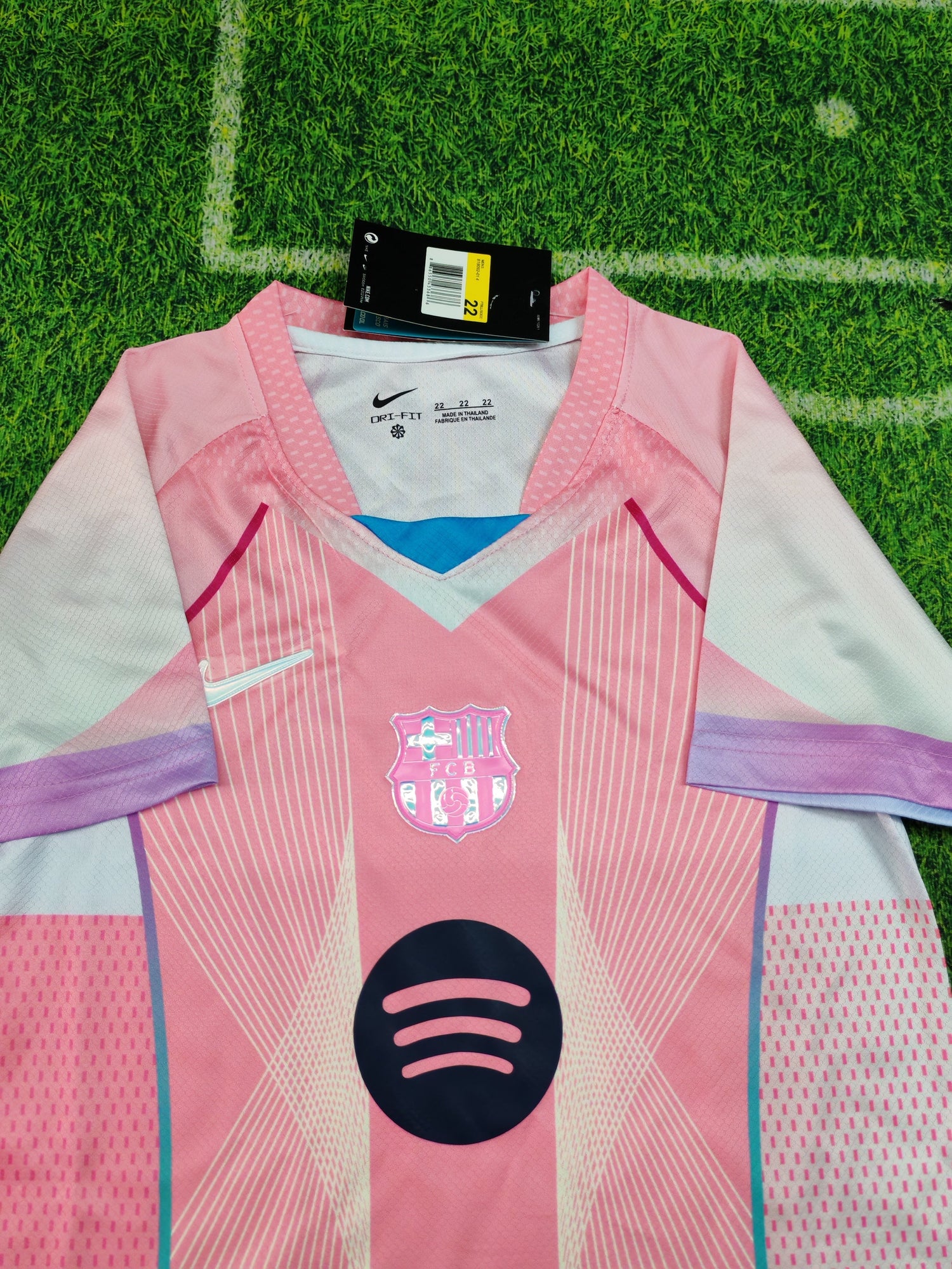 2025-26 Barcelona training kit pink jersey for Kids