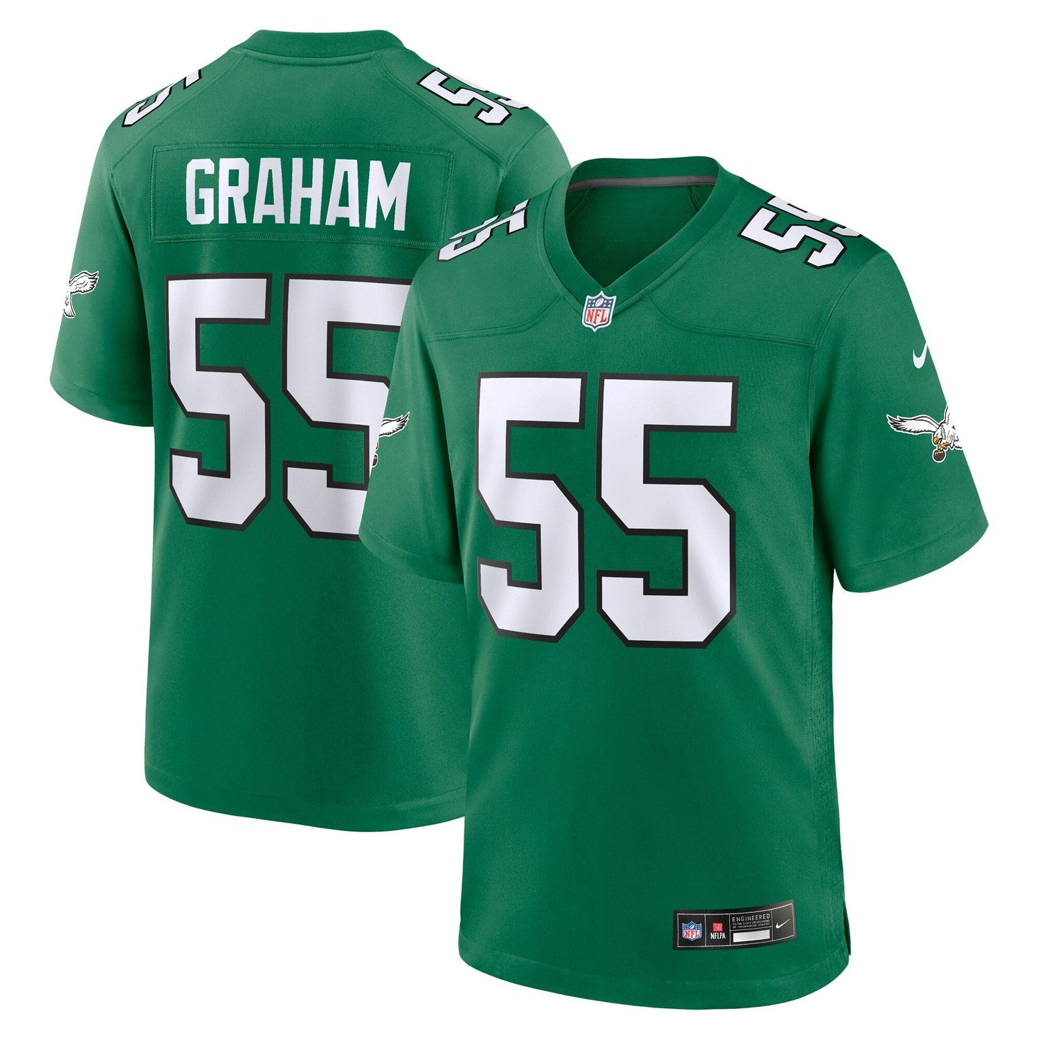 Brandon Graham Philadelphia Eagles Nike Alternate Game Jersey - Kelly Green