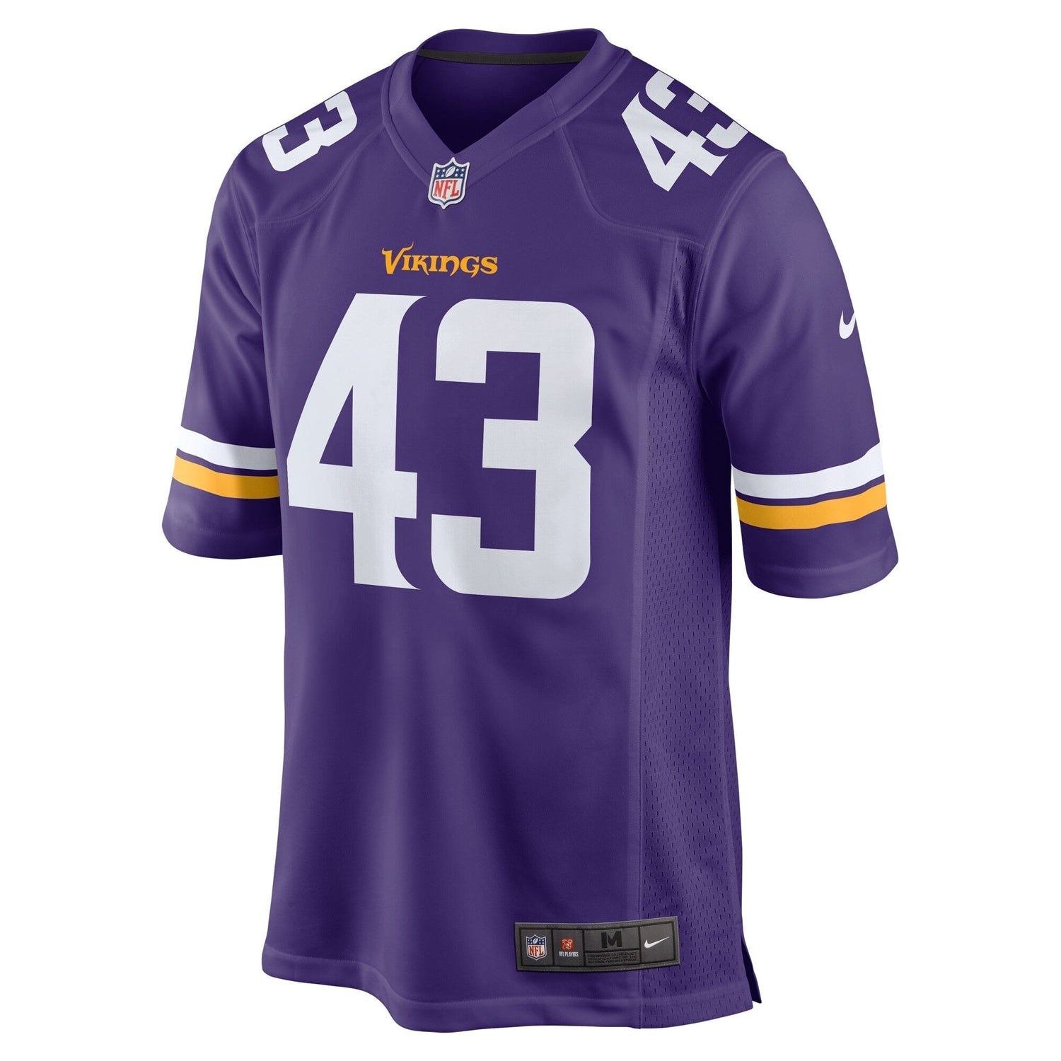 Andrew Van Ginkel Minnesota Vikings Nike Team Game Jersey - Purple