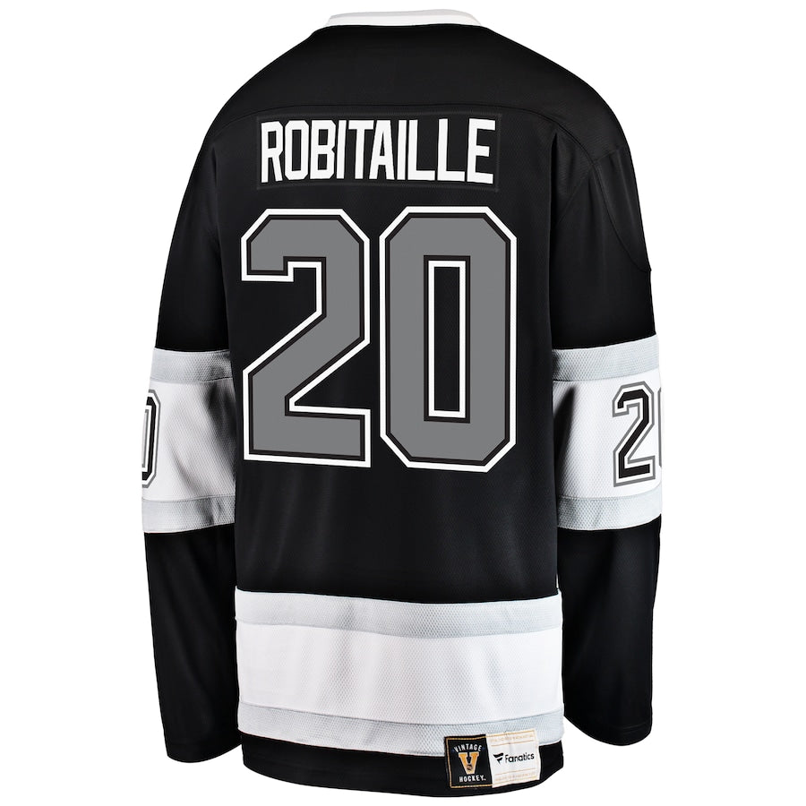 Luc Robitaille Los Angeles Kings Premier Breakaway Retired Jersey - Black