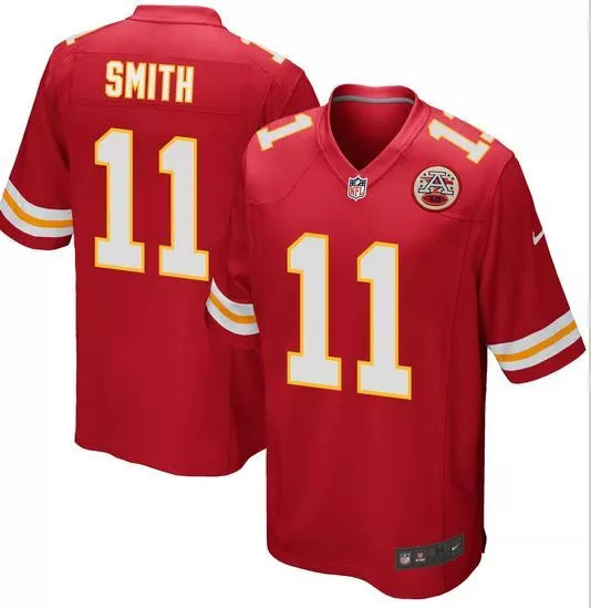 Alex Smith Kansas City Chiefs Red #11 Jersey