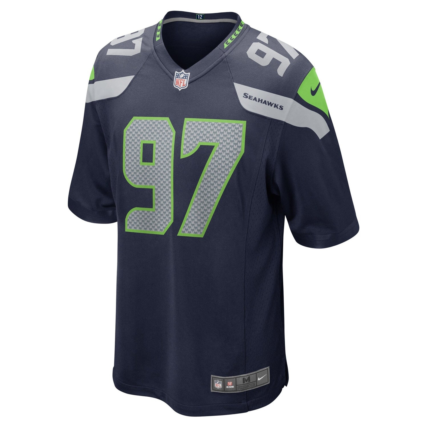 Mario Edwards Jr. Seattle Seahawks Nike Game Jersey - College Navy