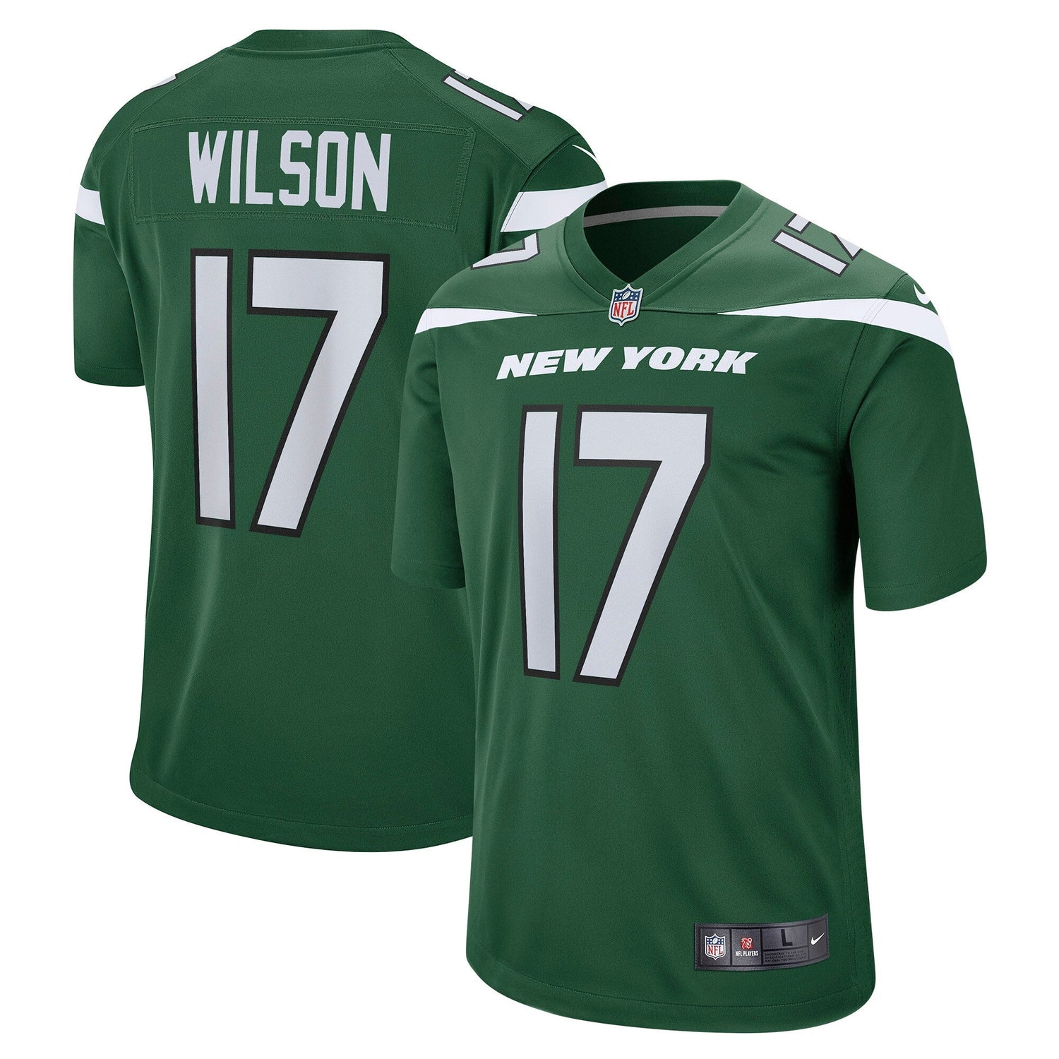 Garrett Wilson New York Jets Nike Game Jersey - Green